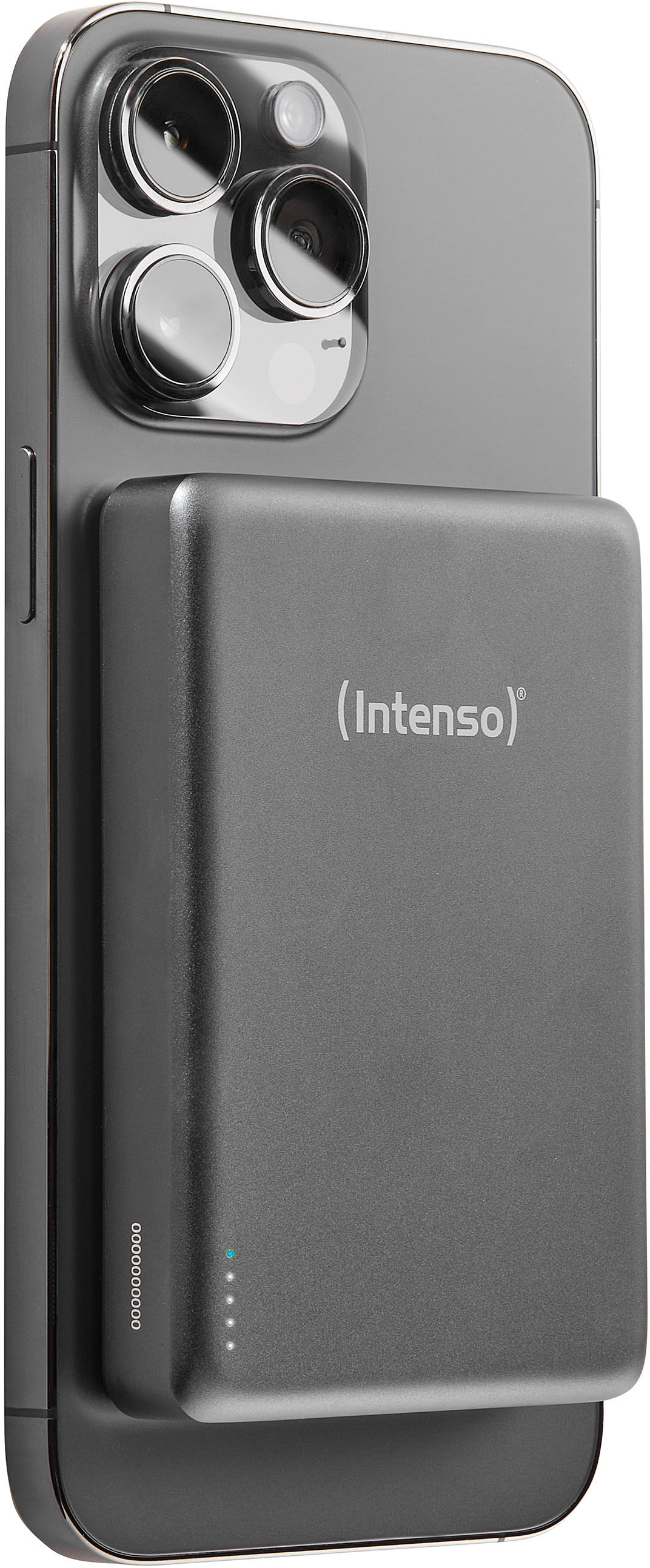 INTENSO Powerbank Magnetic Wireless, MW 10000, grau
