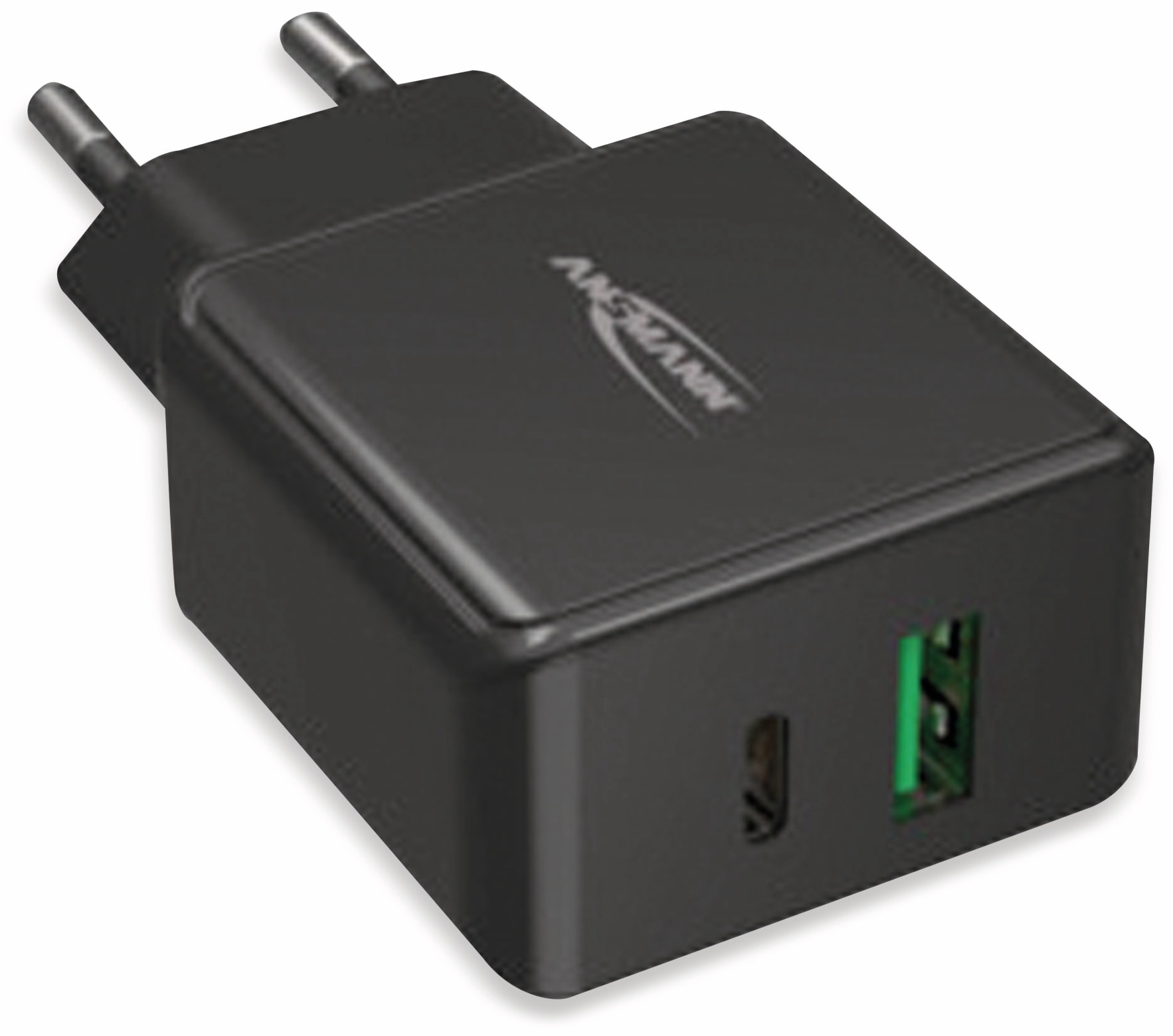 ANSMANN USB-Ladegerät HomeCharger HC218PD, 5 - 12V, 3000 mA, schwarz ANSMANN USB-Ladegerät HomeCharger HC218PD, 5 - 12V, 3000 mA, schwarz