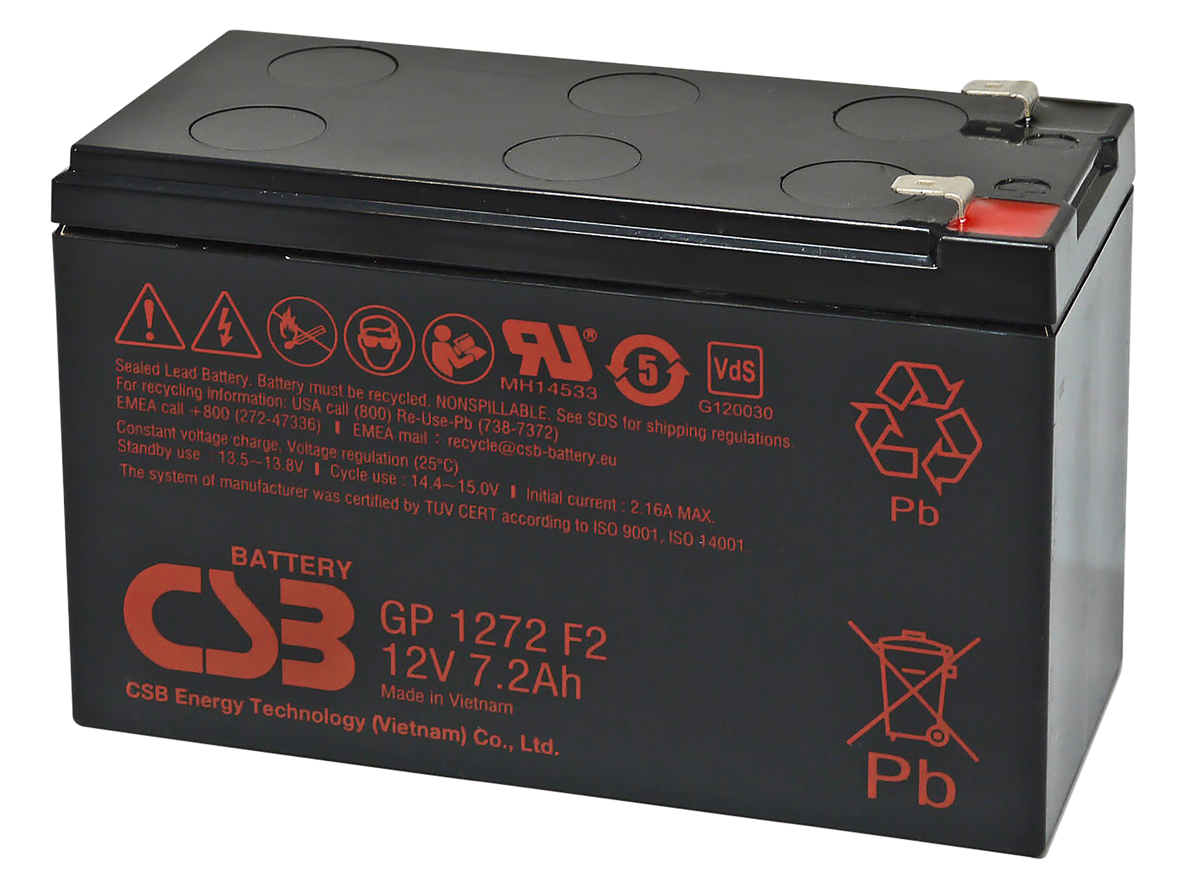 Bleiakku 12V / 7,2 Ah Bleiakku 12V / 7,2 Ah