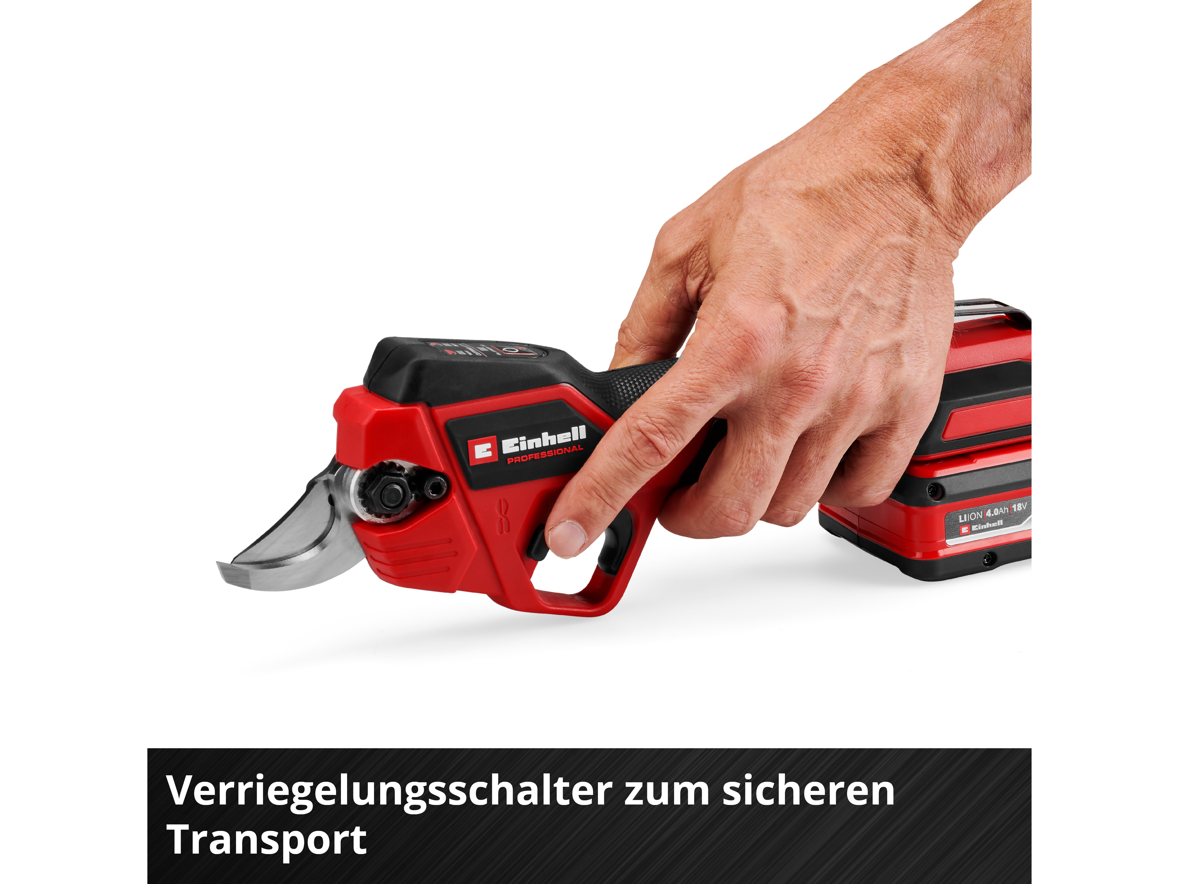 EINHELL PROFESSIONAL Akku-Astschere GP-LS 18/28 Li BL Kit (1x 4,0 Ah)
