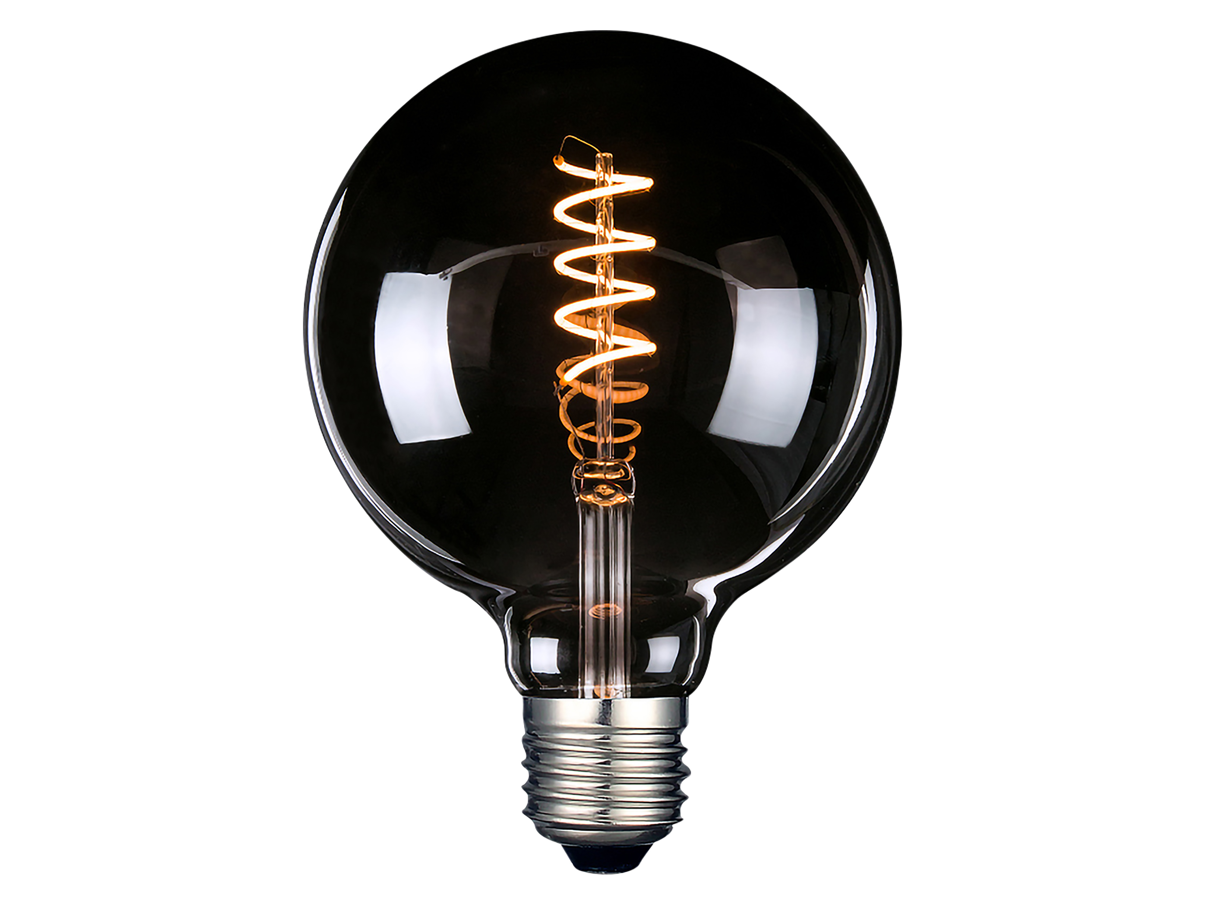 LUXULA LED-Filament-Lampe, SPIRAL, Globe, E27, 4W, 40lm, 1800K, dimmbar LUXULA LED-Filament-Lampe, SPIRAL, Globe, E27, 4W, 40lm, 1800K, dimmbar