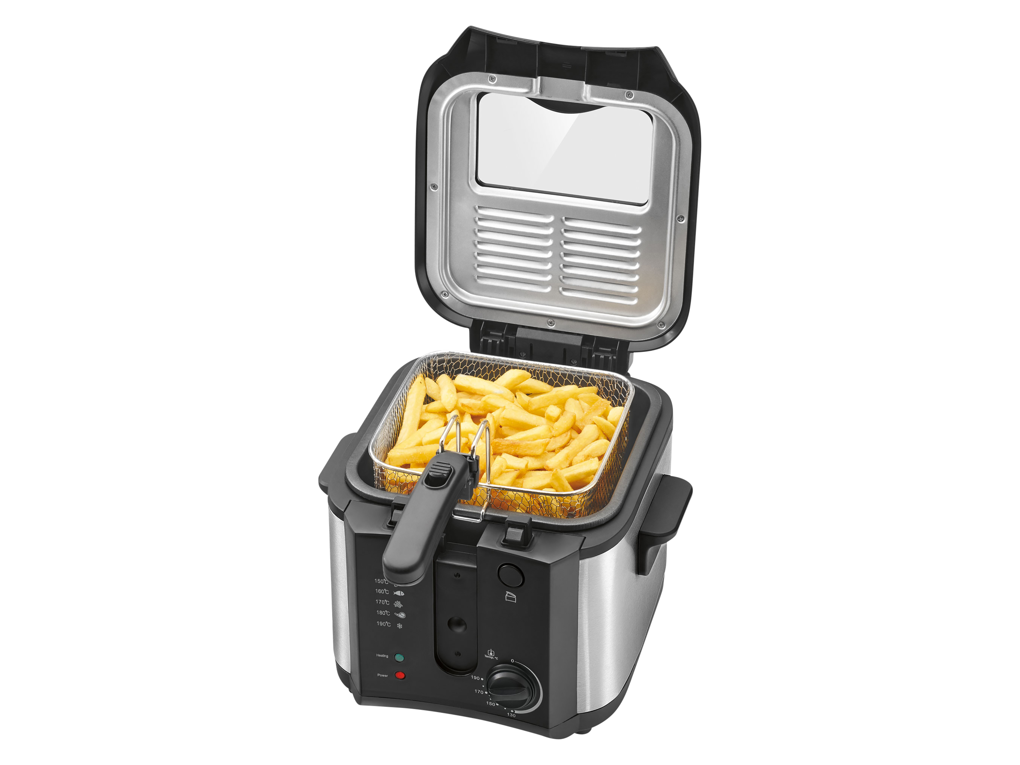 CLATRONIC Fritteuse 2,5L (Öl) FR 3649, antihaftbeschichtet, 1600W, schwarz CLATRONIC Fritteuse 2,5L (Öl) FR 3649, antihaftbeschichtet, 1600W, schwarz