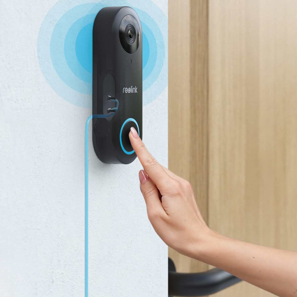 REOLINK Türklingel mit Kamera D340W, außen, schwarz