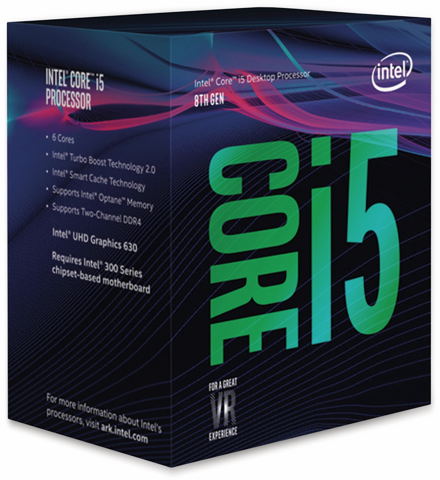 Intel CPU Core i5-8400, 6x 2,8 GHz, LGA1151