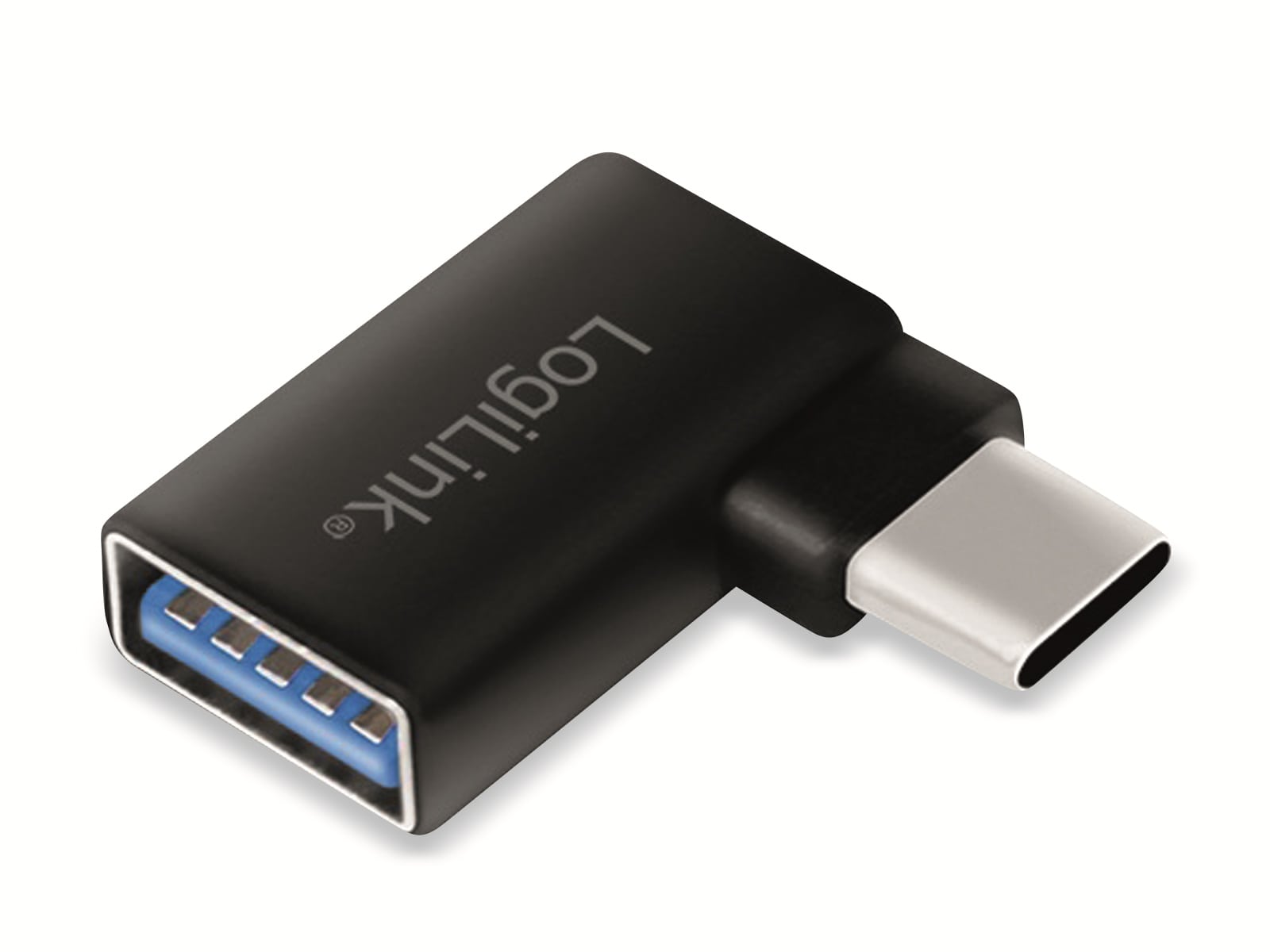 LOGILINK USB-Adapter AU0055, schwarz, USB-C auf USB-A, 90° gewinkelt LOGILINK USB-Adapter AU0055, schwarz, USB-C auf USB-A, 90° gewinkelt