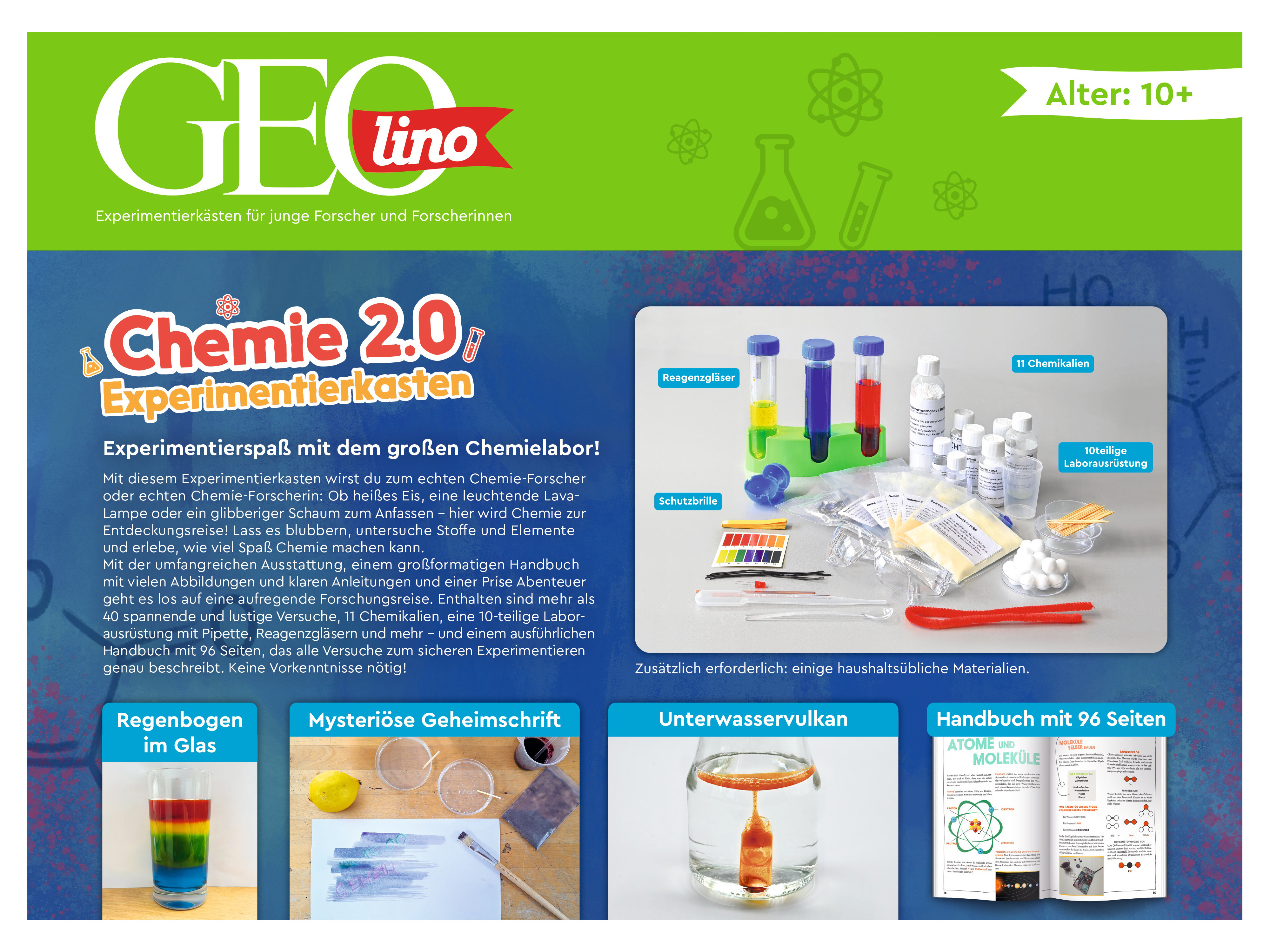 FRANZIS GEOlino Chemie 2.0 Experimentierkasten