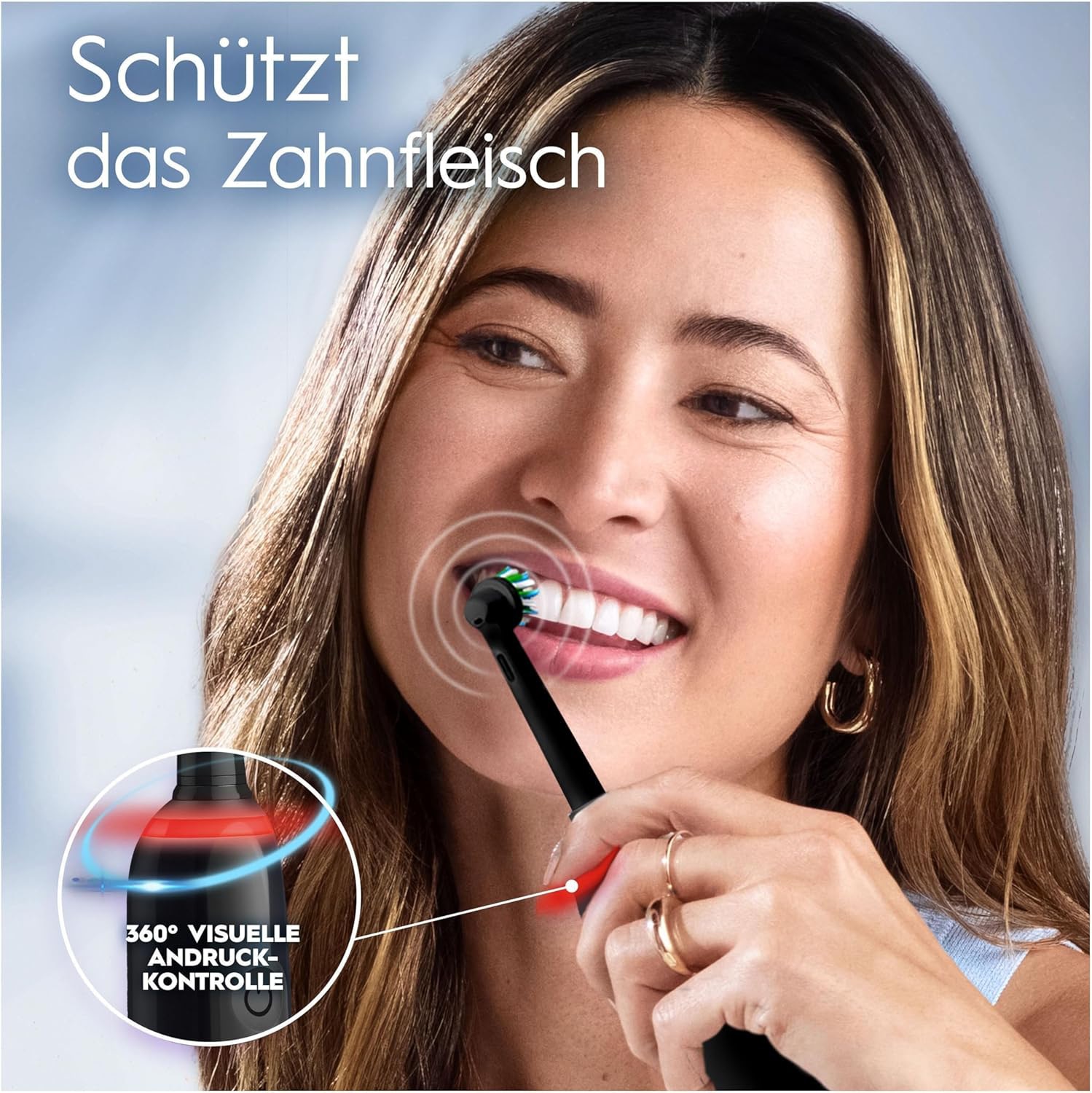 ORAL-B Elektrische Zahnbürste Pro 3, 3000 Sensitive Clean Black JAS22 ORAL-B Elektrische Zahnbürste Pro 3, 3000 Sensitive Clean Black JAS22