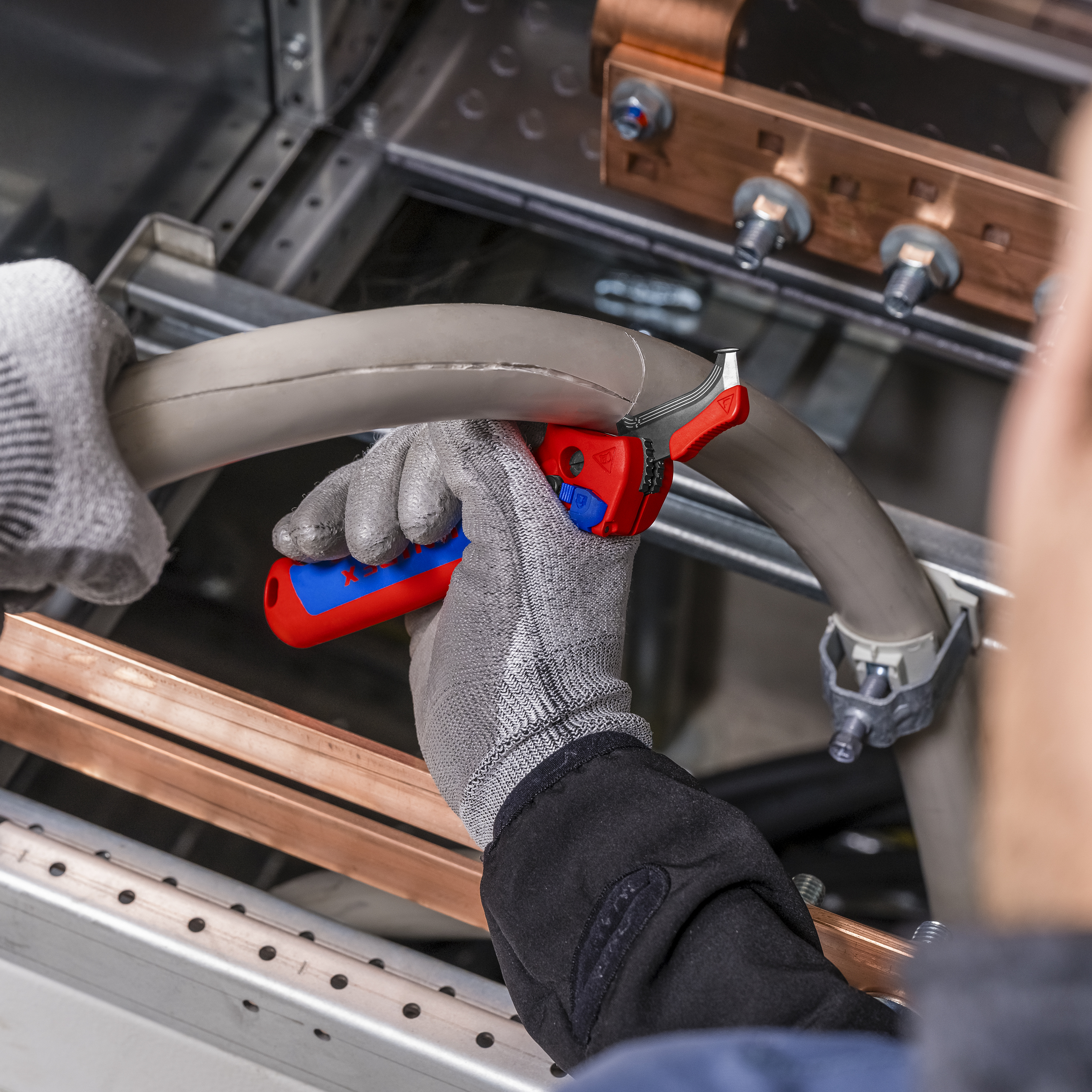 KNIPEX Abmantelungsmesser, 16 50 145 SB