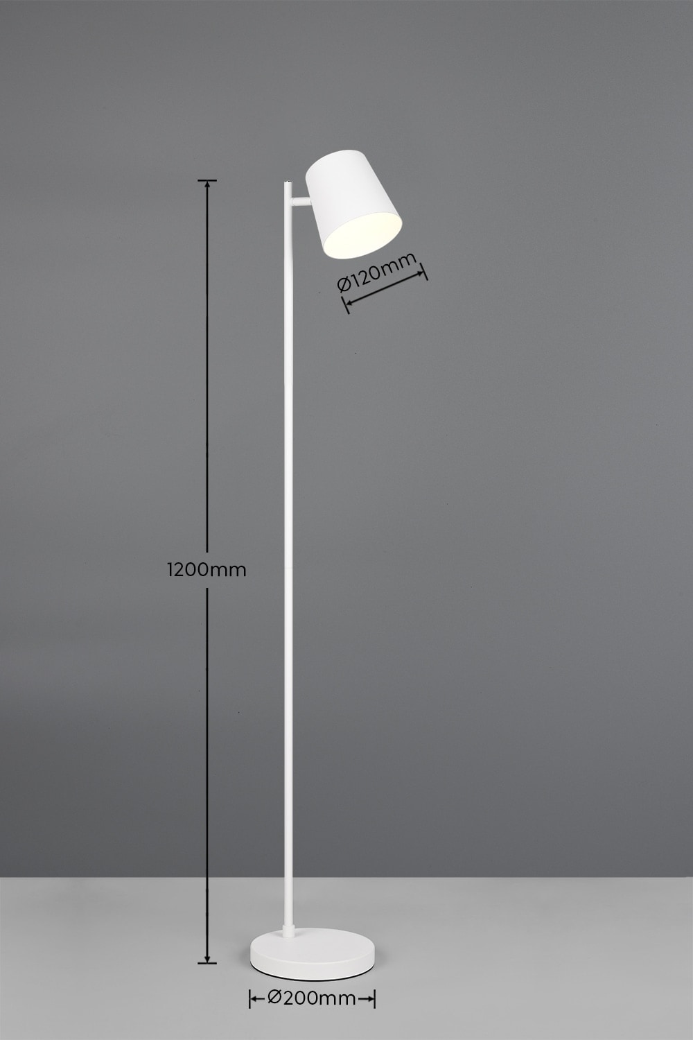 REALITY LED-Akku-Stehleuchte BLAKE, R42111131, 4,5W, 350lm, 3000K, weiß REALITY LED-Akku-Stehleuchte BLAKE, R42111131, 4,5W, 350lm, 3000K, weiß