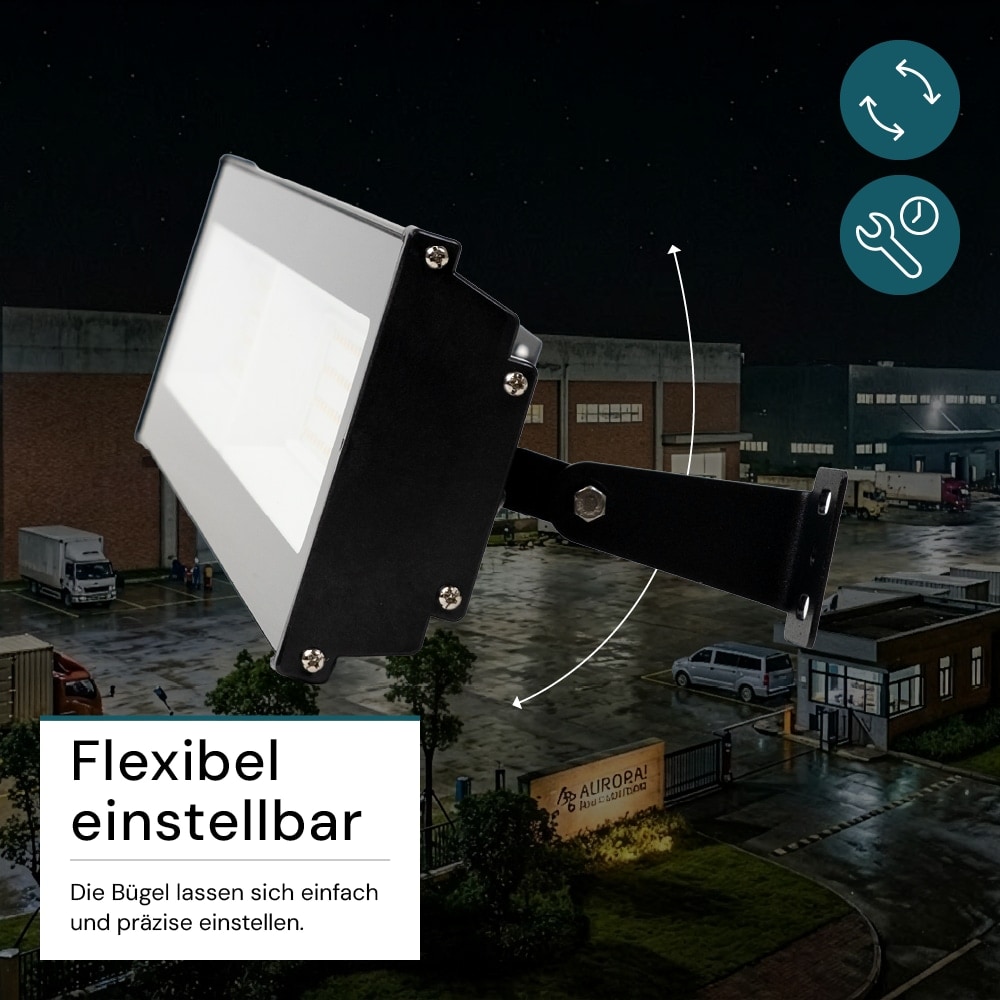 LUXULA LED-Hallenleuchte LX500142, HighBay, linear, 150W, 15000lm, 4000K
