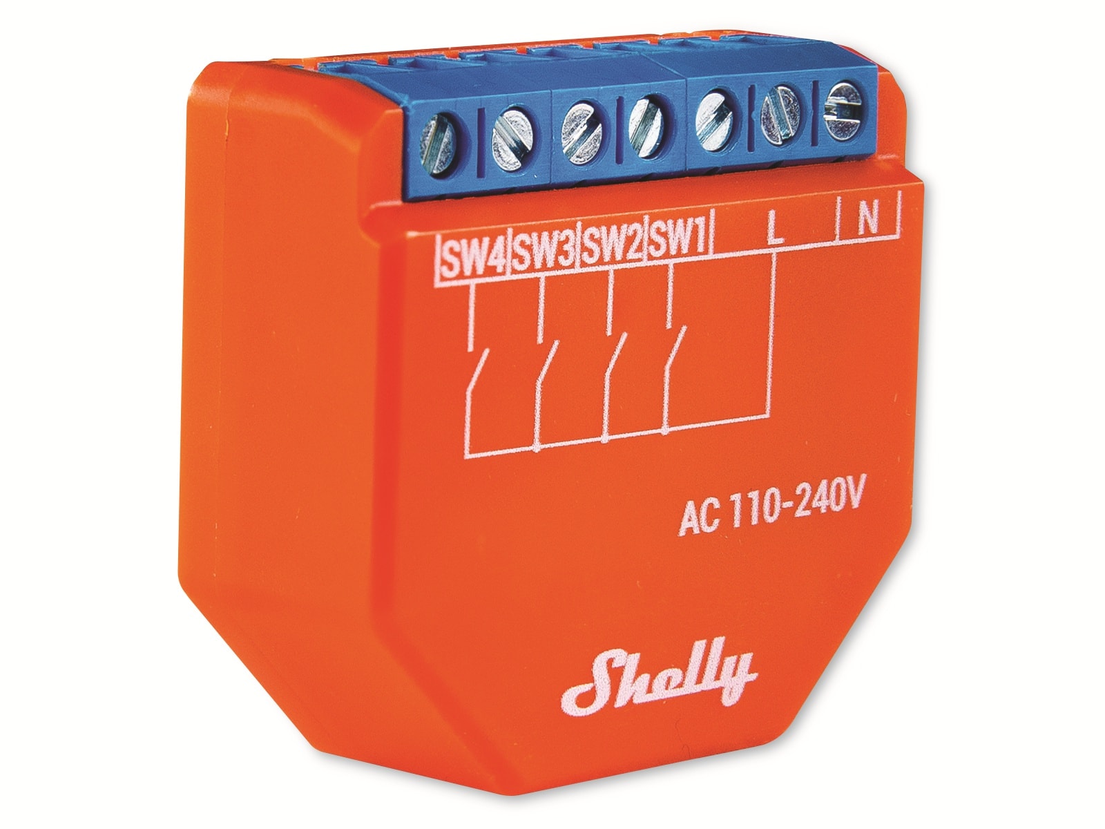 SHELLY Szenenaktivierer Plus i4, WLAN, Bluetooth SHELLY Szenenaktivierer Plus i4, WLAN, Bluetooth