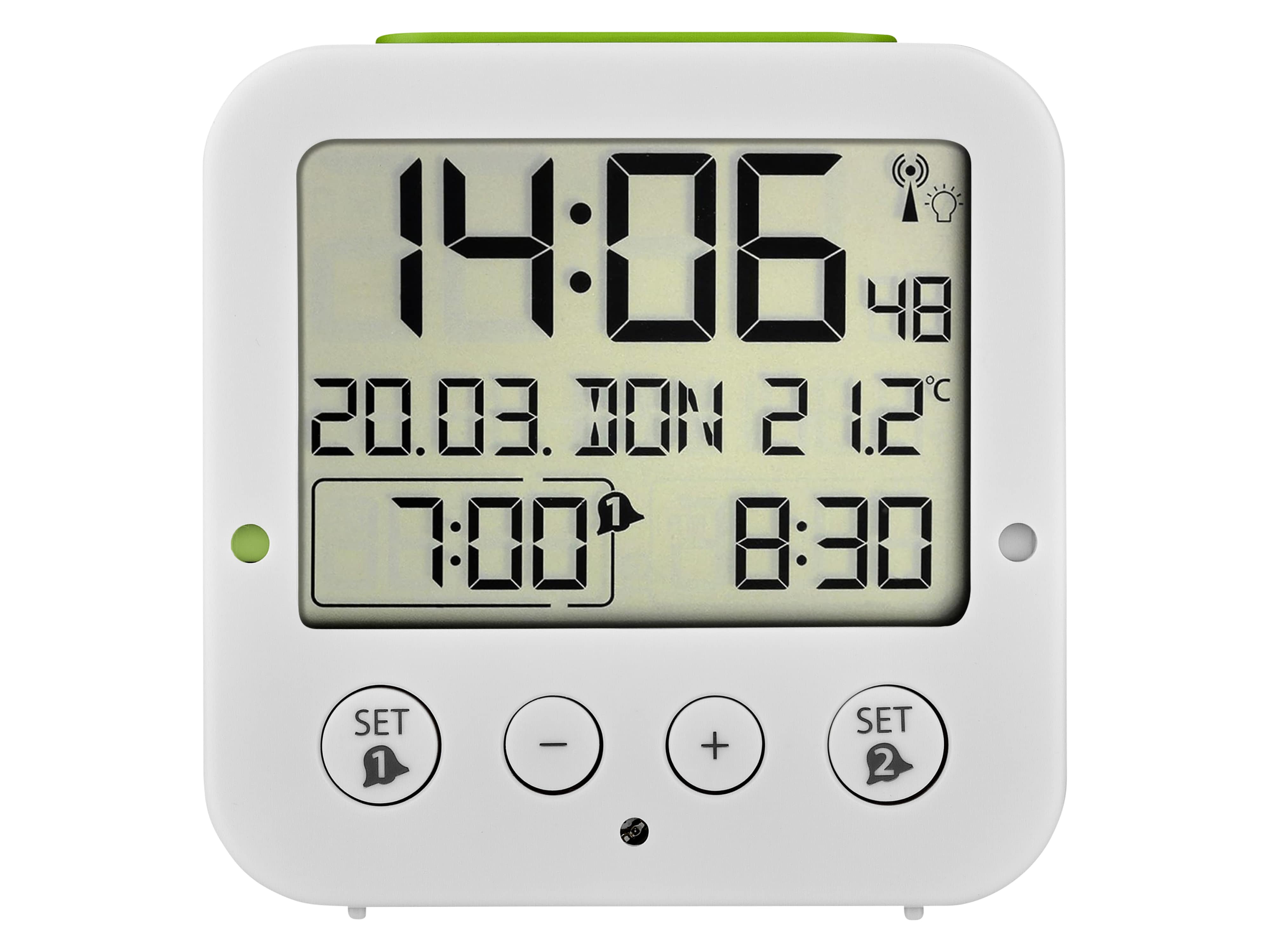 TFA Digitaler Funkwecker 60.2528.02, mit Temperatur BINGO TFA Digitaler Funkwecker 60.2528.02, mit Temperatur BINGO