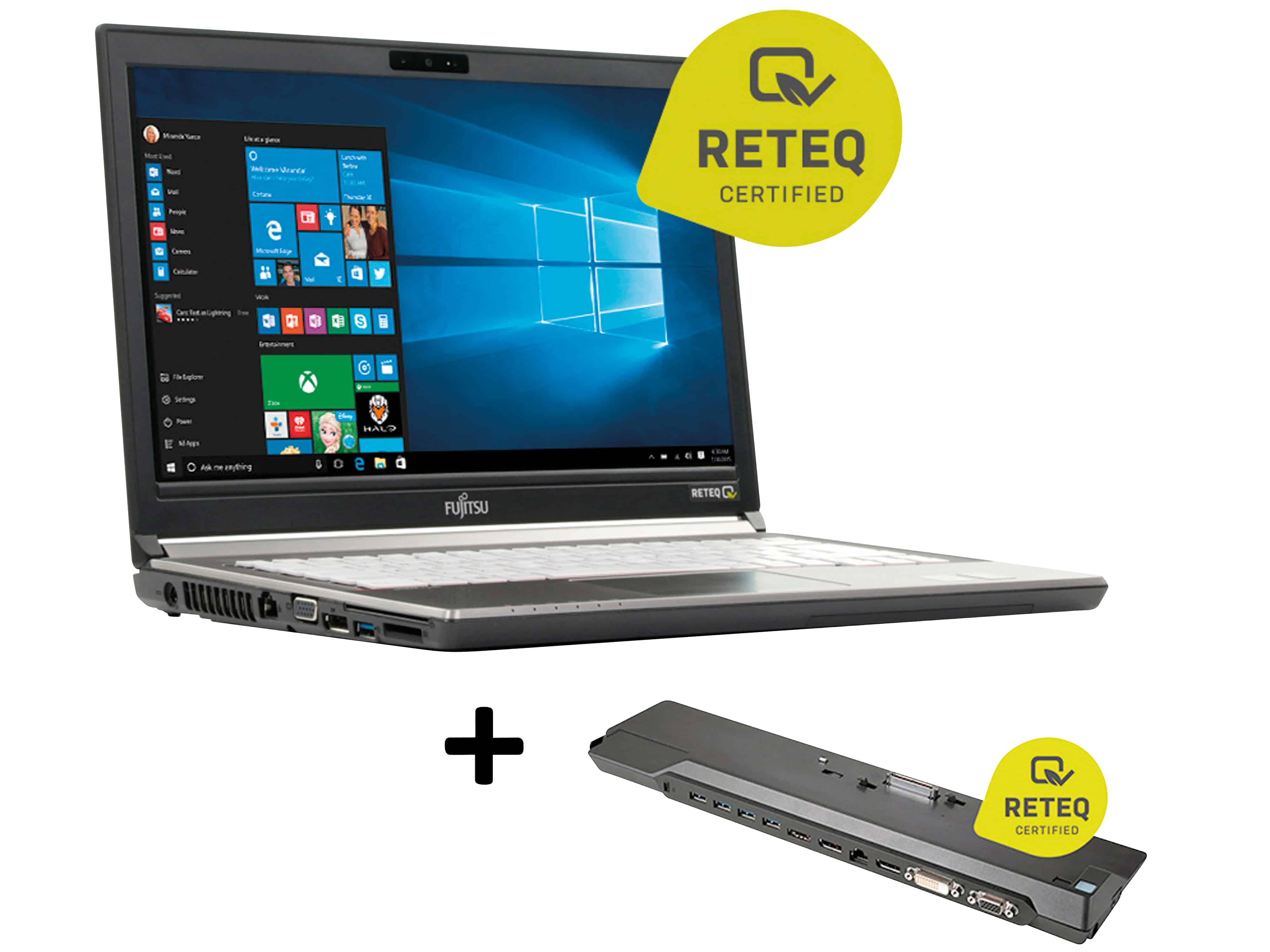 FUJITSU Notebook Lifebook E744, 14", Intel i5, 8GB, 256GB SSD, Win10H, refurbished