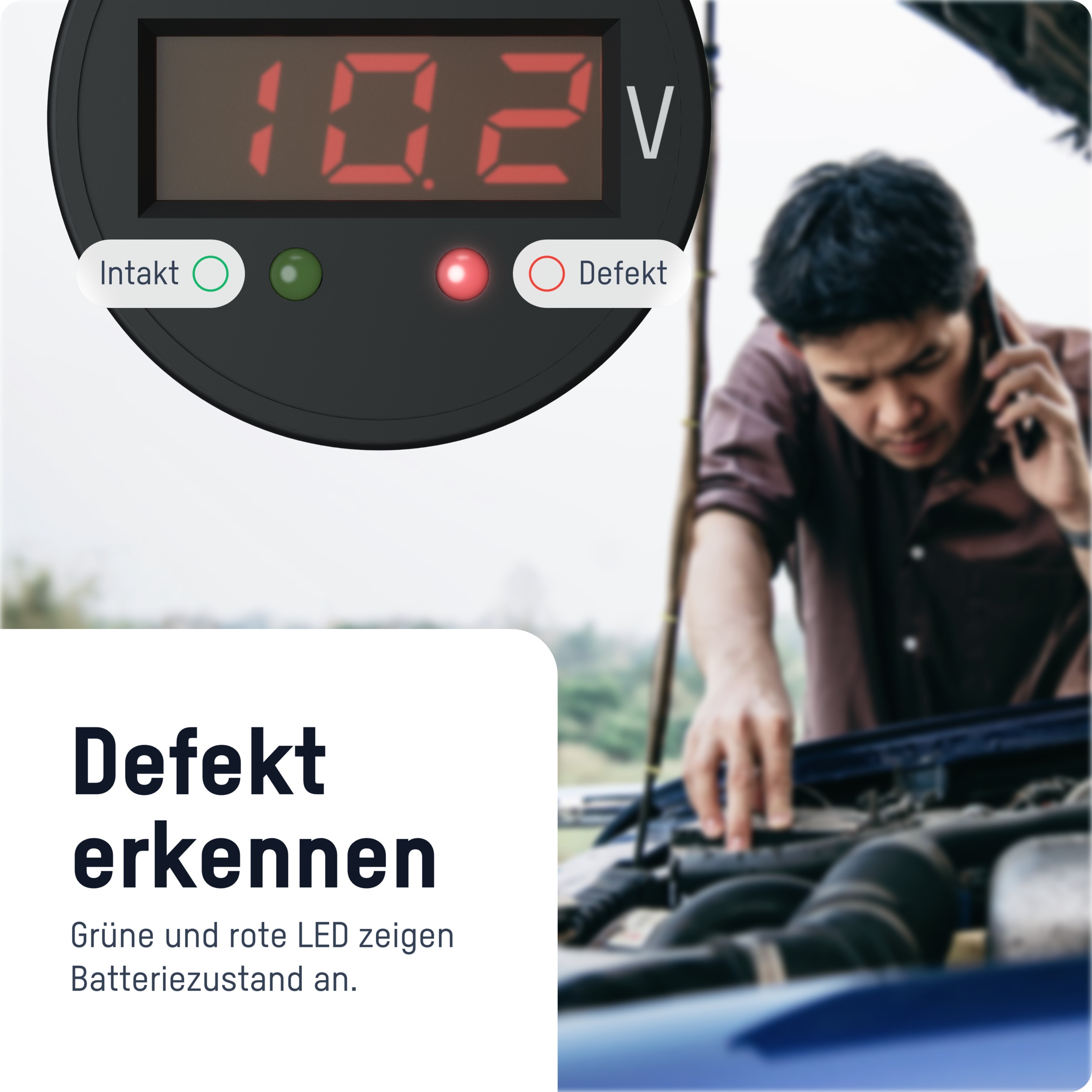 ANSMANN Autobatterie-Ladegerät + KFZ-Batterietester