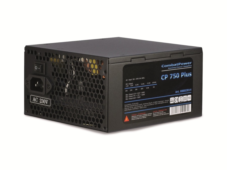 COMBATPOWER ATX2.0 Computer-Schaltnetzteil CP-750W Plus