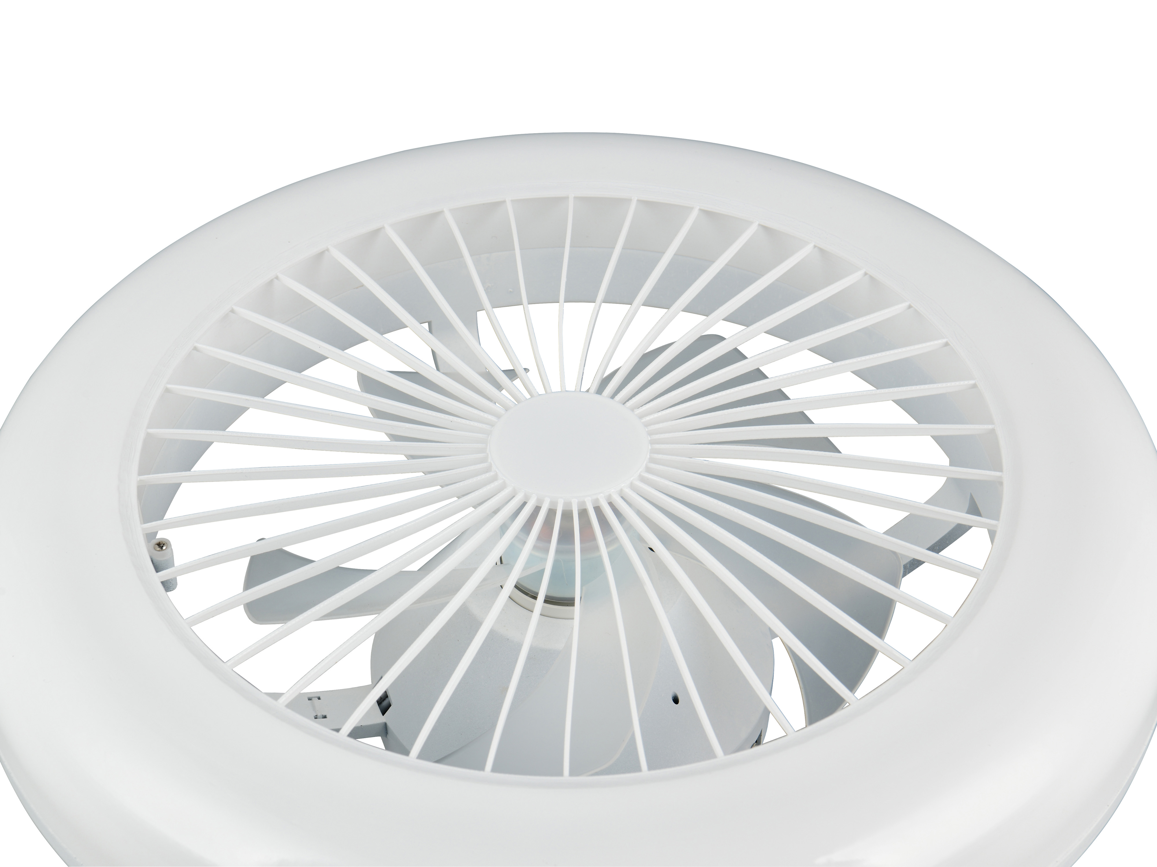 REALITY LED-Deckenleuchte mit Ventilator Mora R64032101, 23W, 2700... 6000K, 1800lm, CCT, IP20, weiß