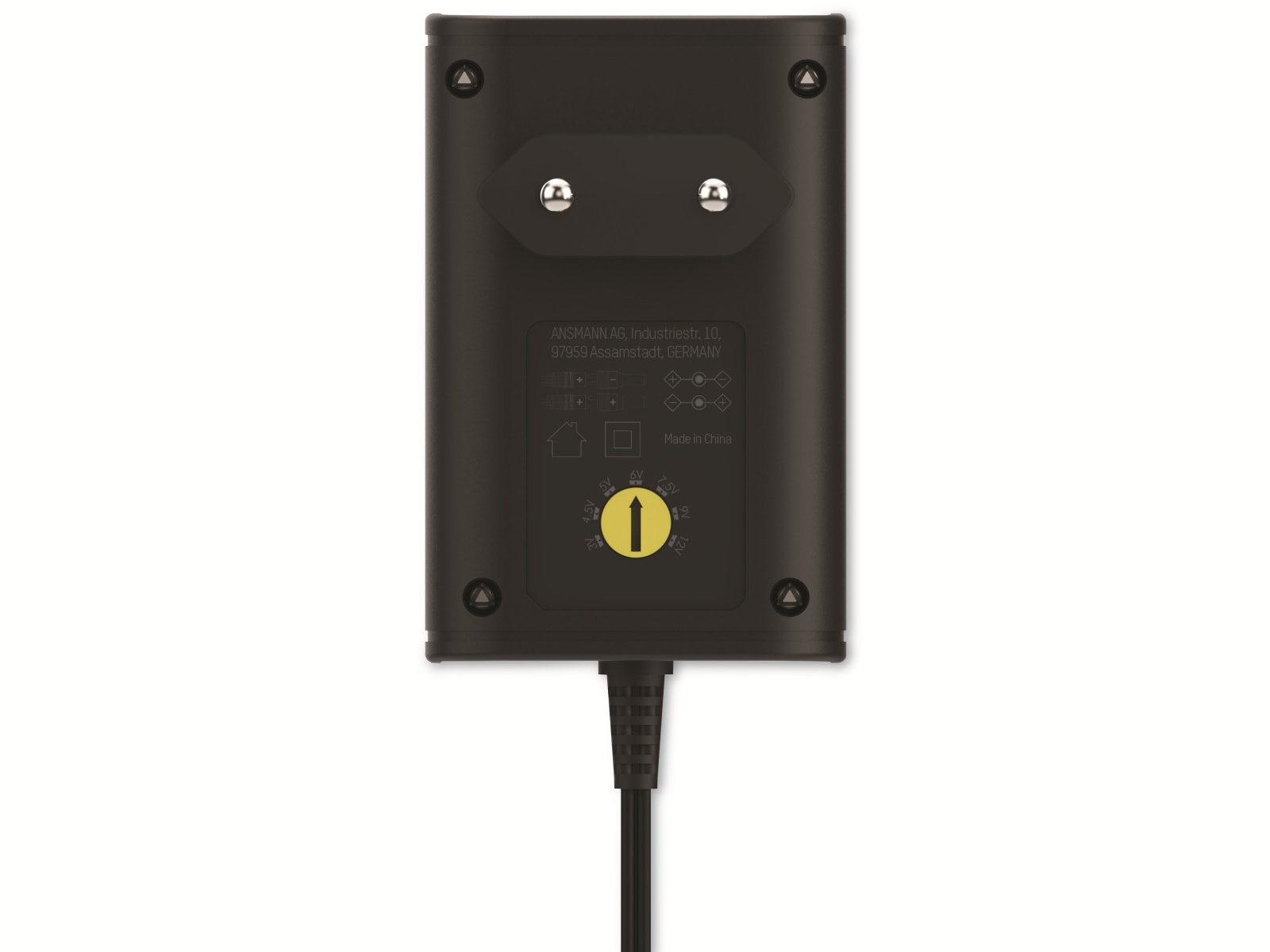 ANSMANN Universal-Netzteil APS 1000, 12W, Ladestrom max. 1A, 3-12V-