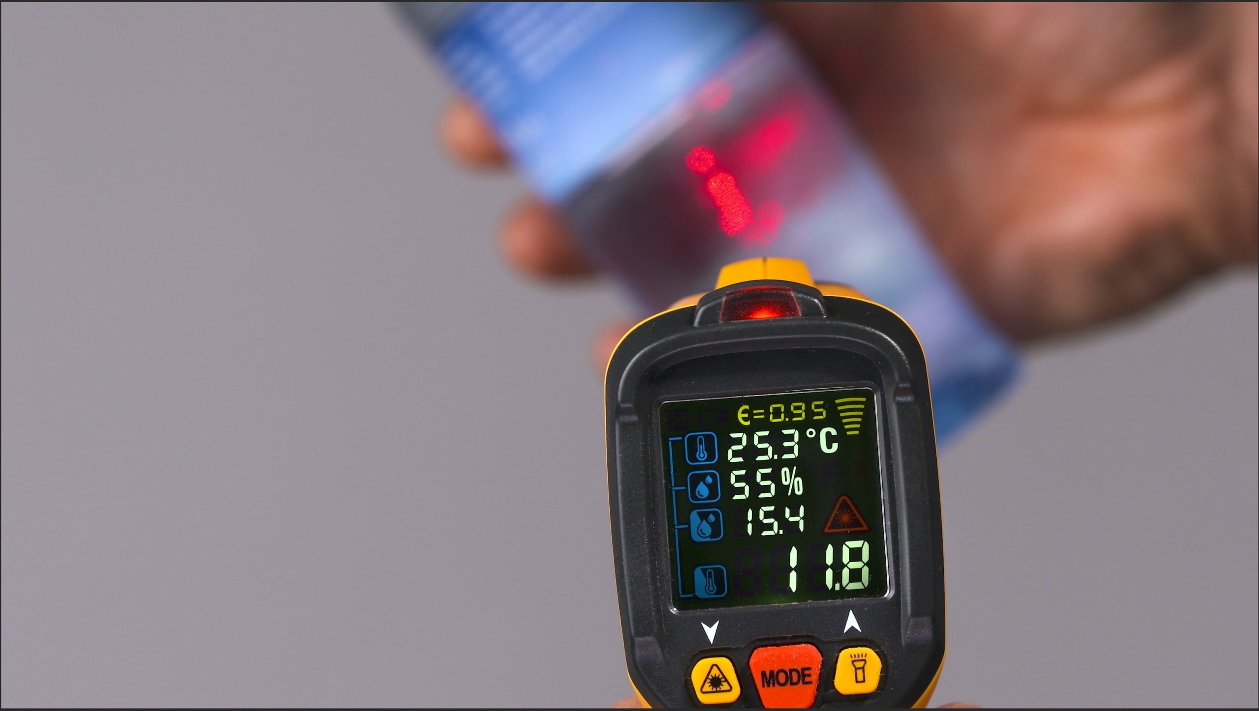 PANCONTROL Infrarot-Thermometer PAN IR-T800+, 12:1, mit Laser-Messkreisanzeige