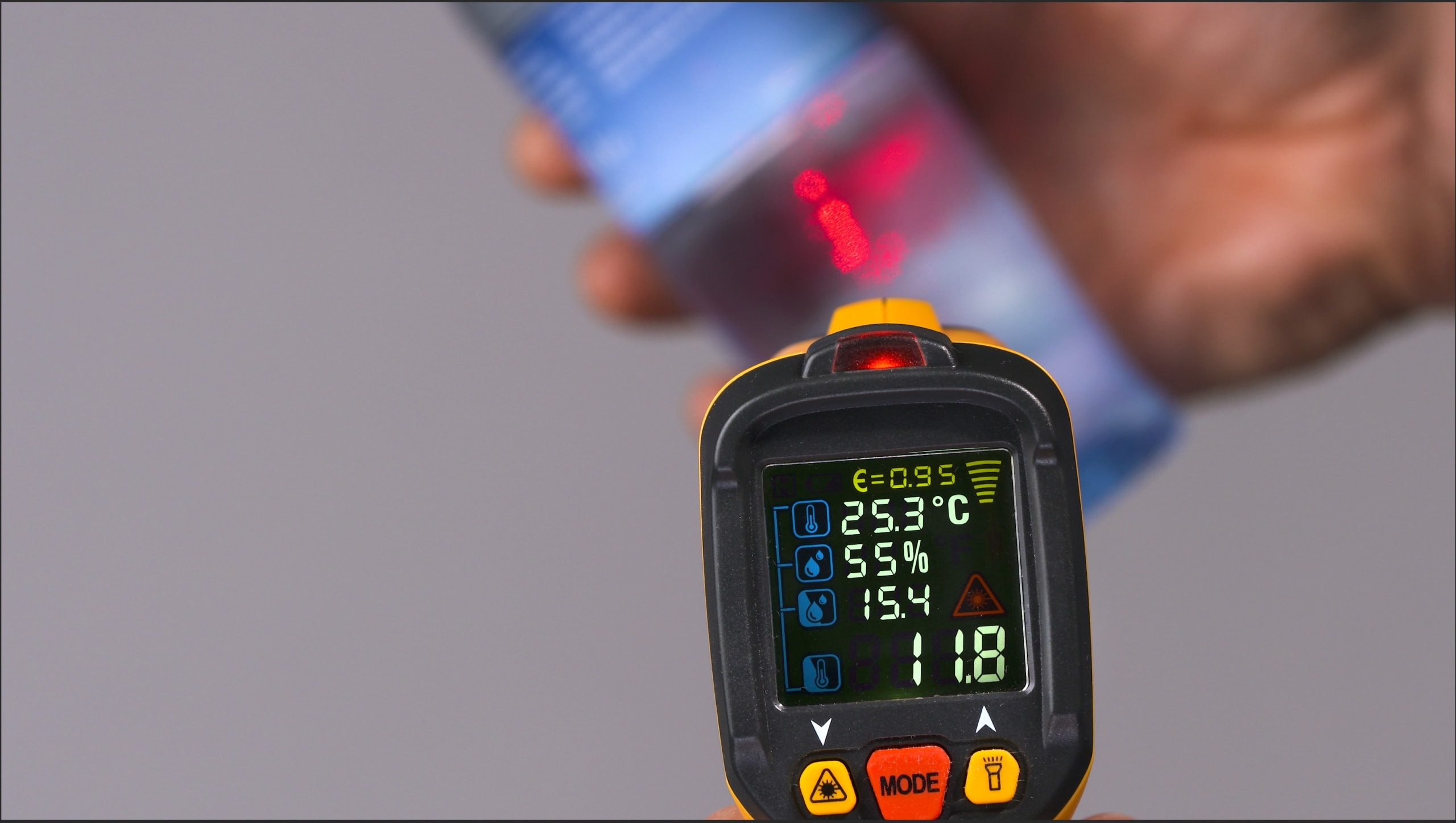 PANCONTROL Infrarot-Thermometer PAN IR-T800+, 12:1, mit Laser-Messkreisanzeige