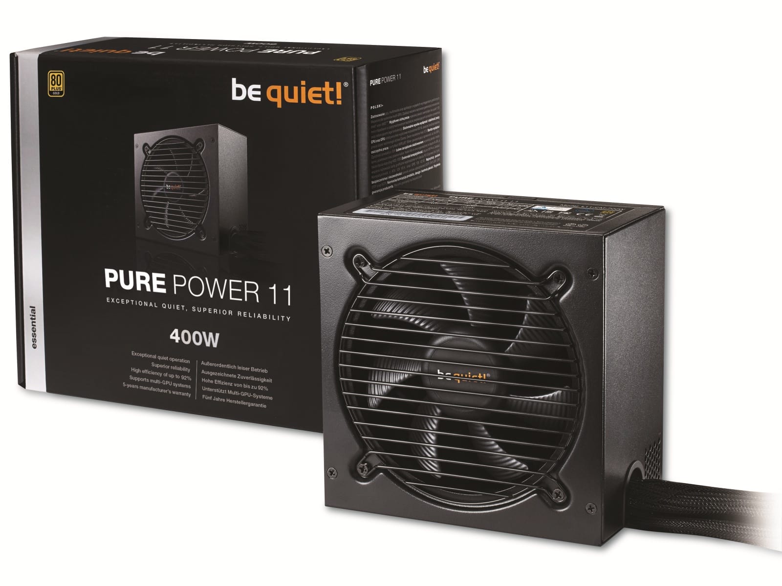BE QUIET! PC-Netzteil Pure Power 11. 400W, 80+ Gold