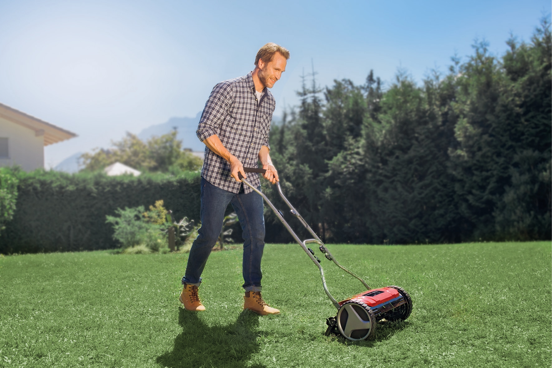 EINHELL Handrasenmäher GE-HM 38 S, 38 cm