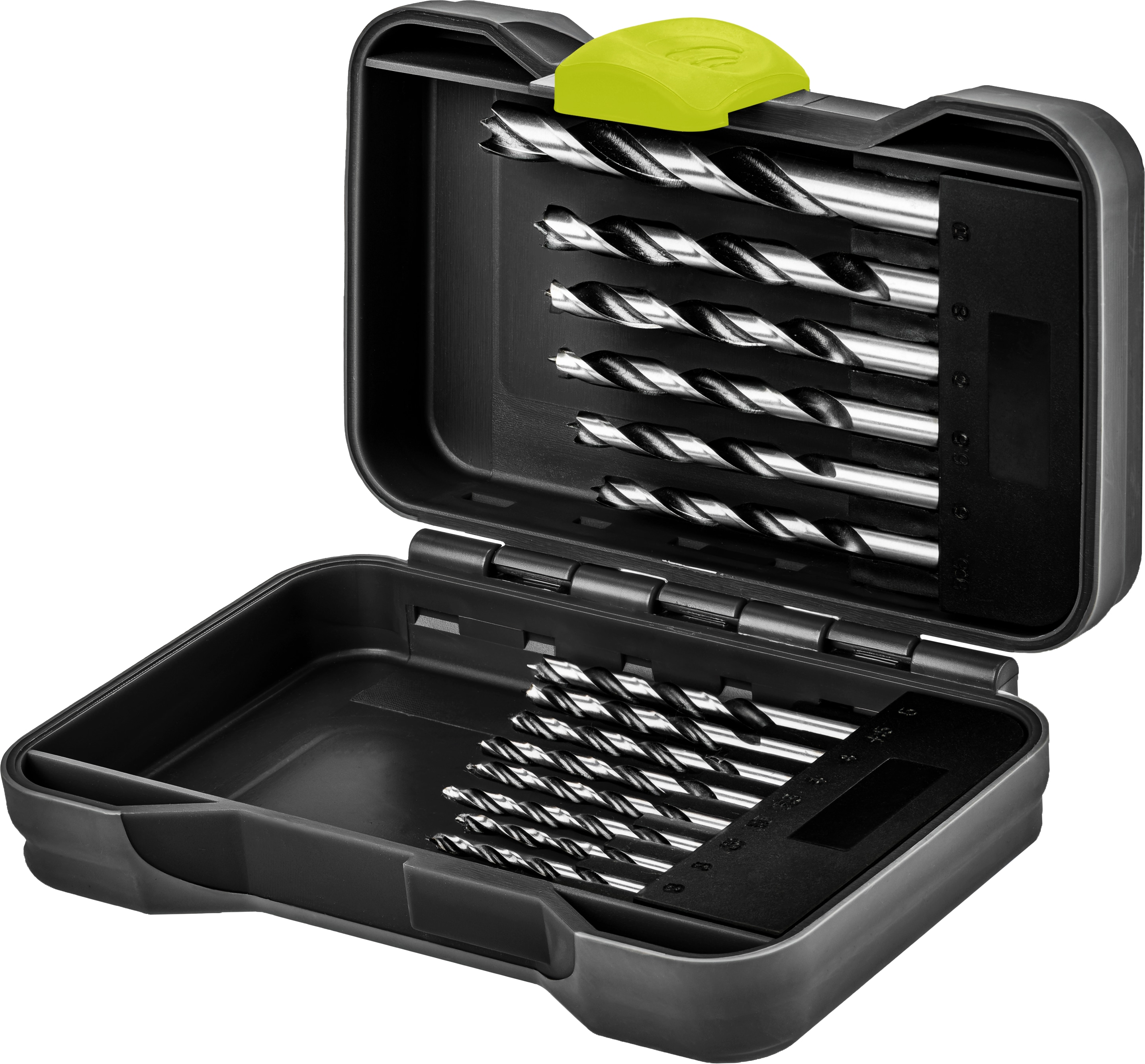 GOOBAY TOOLS Holzbohrer-Set, 77847, 3-10 mm, 15-teilig