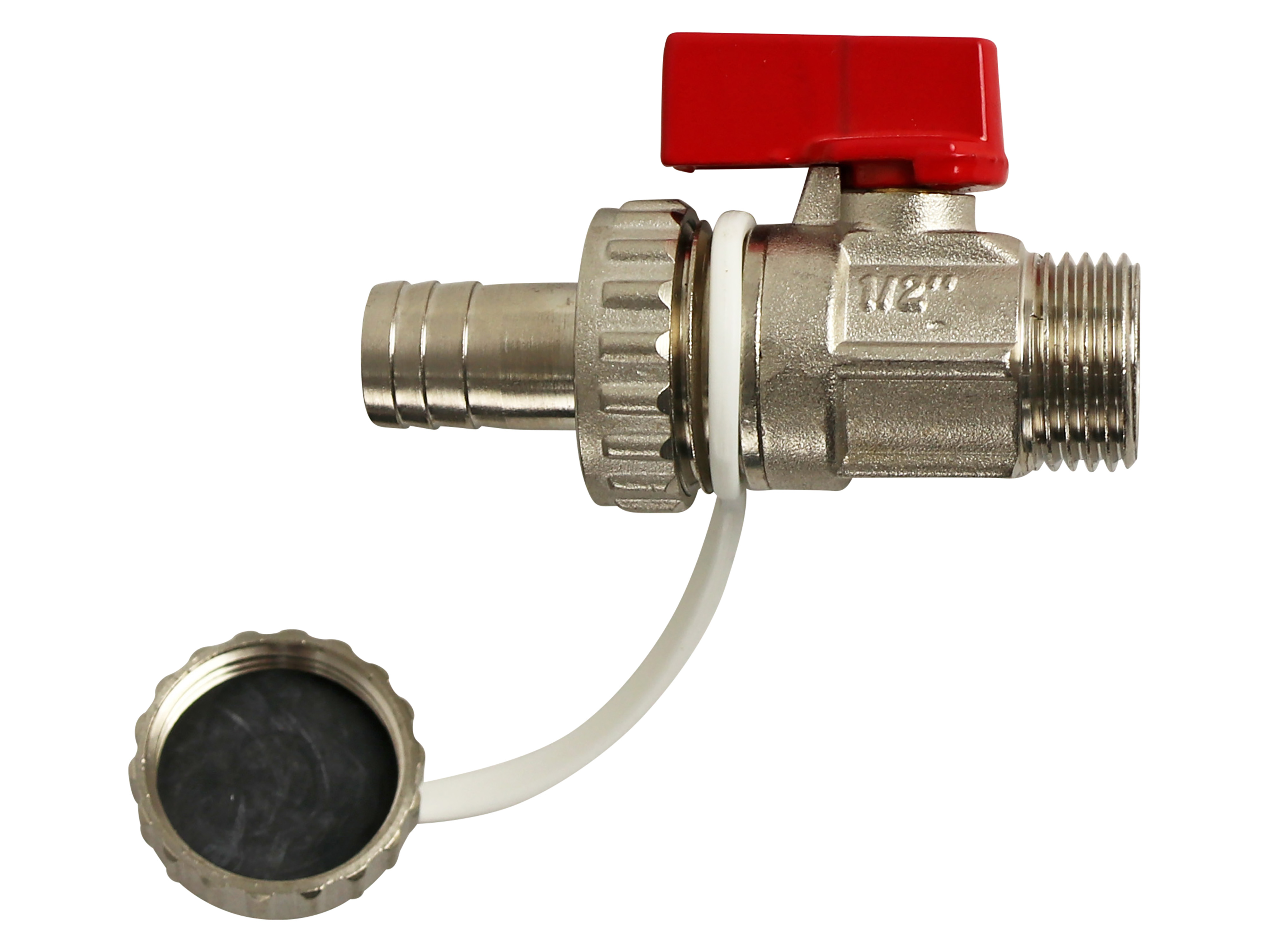 Kugel-Absperrventil JXA-5231, ½", mit Schlauchtülle