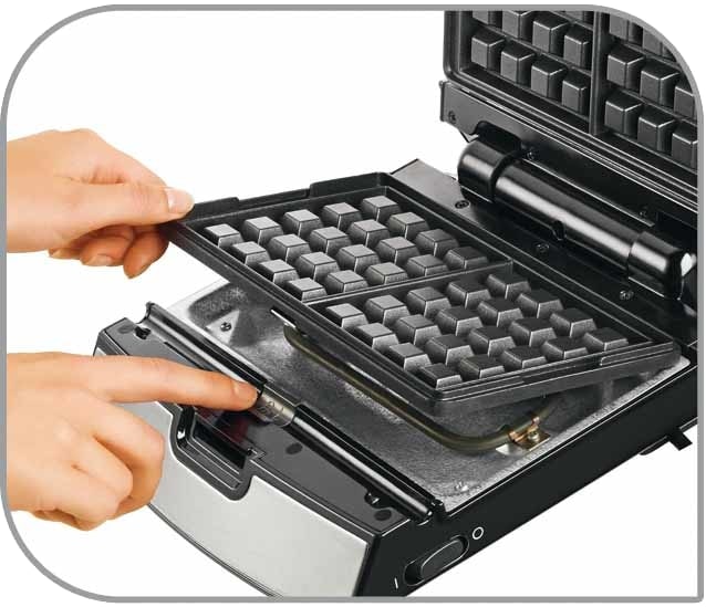 TEFAL Snack Collection 4-er Set, SW854D, Snack-Kombigerät, 4 Plattensets