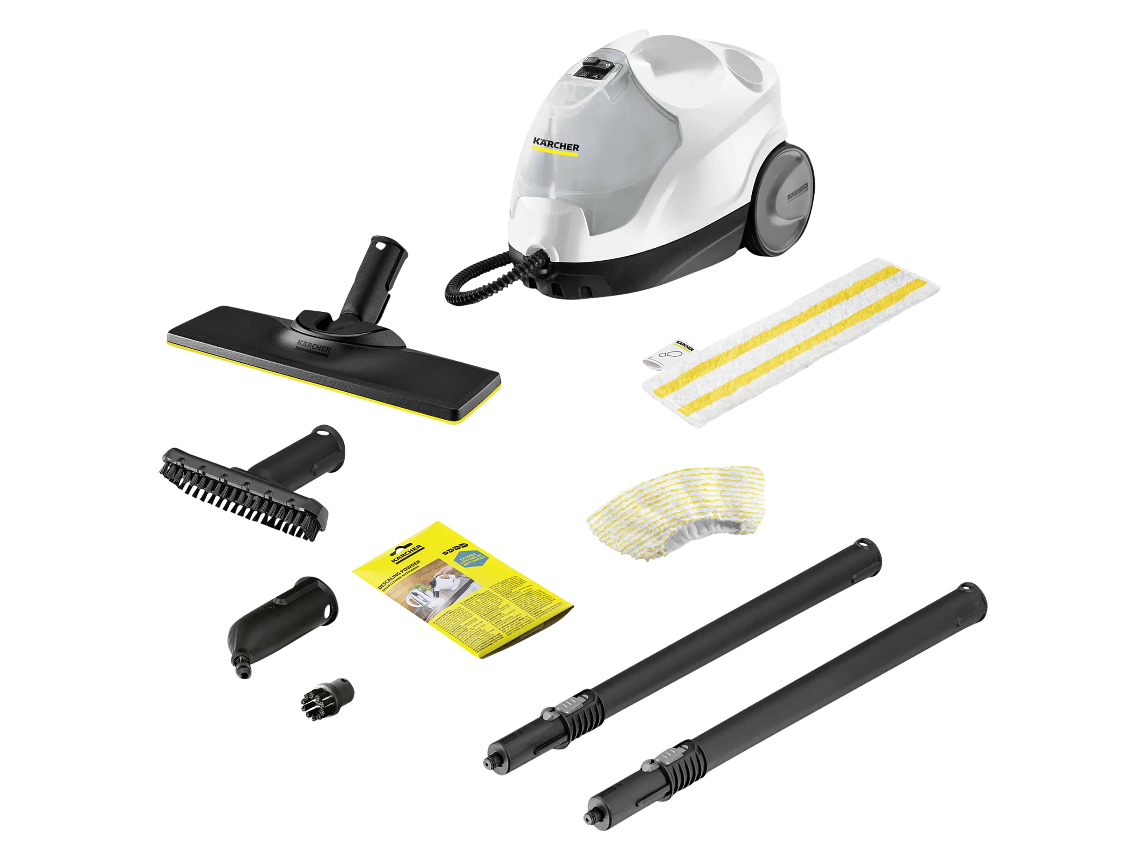KÄRCHER Bodendampfreiniger SC 4 EasyFix, 2000 W, weiß / schwarz KÄRCHER Bodendampfreiniger SC 4 EasyFix, 2000 W, weiß / schwarz