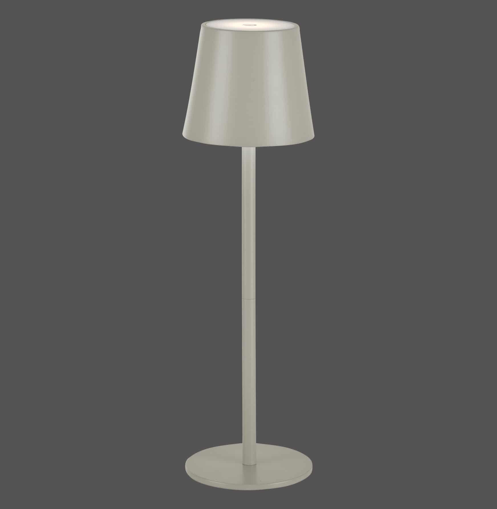 JUST LIGHT LED-Akku-Tischleuchte 19250-40 grau-beige, 2,5 W, 320 lm, 3000 K, IP54 JUST LIGHT LED-Akku-Tischleuchte 19250-40 grau-beige, 2,5 W, 320 lm, 3000 K, IP54