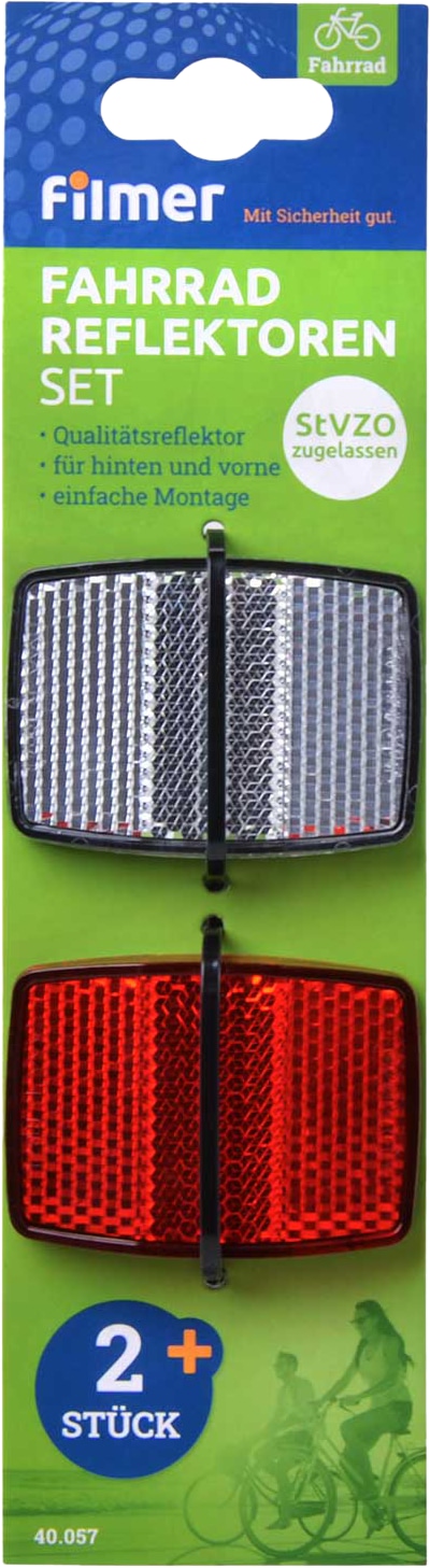 FILMER Fahrrad Reflektoren-Set, 40057