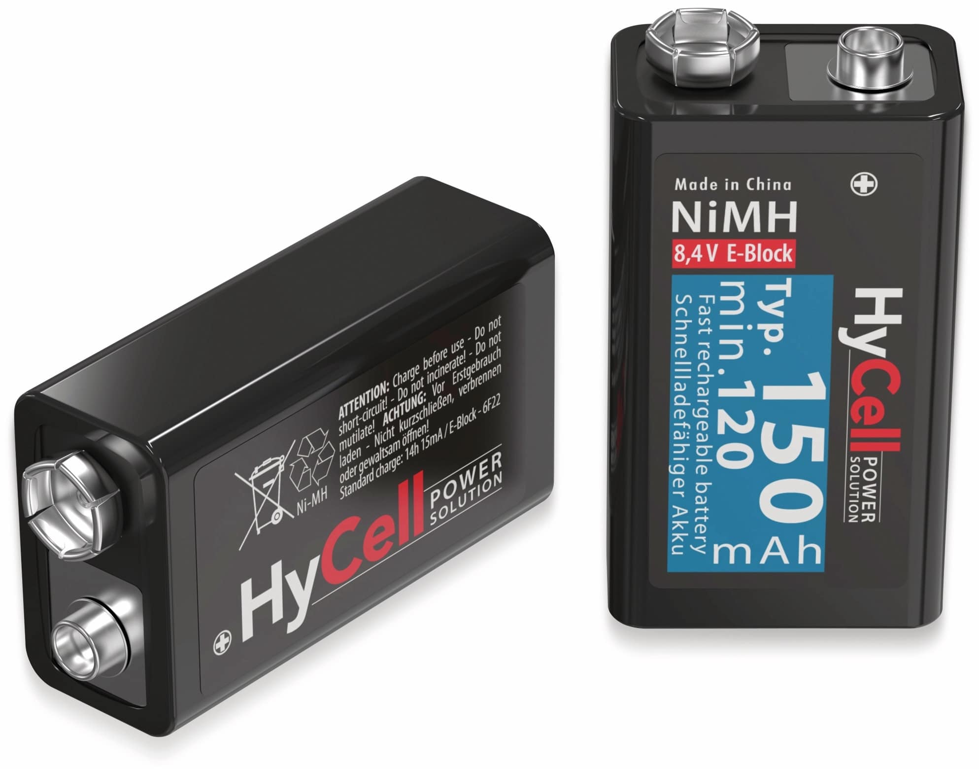 HYCELL NiMH-9V-Blockakku 150 mAh HYCELL NiMH-9V-Blockakku 150 mAh