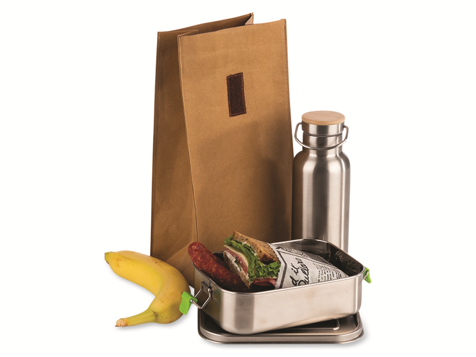 APS GERMANY Lunchbag-Set APS, 16x10 cm, H: 32 cm, 70% Naturfaser, 30% Kunstharz, 2 Stück APS GERMANY Lunchbag-Set APS, 16x10 cm, H: 32 cm, 70% Naturfaser, 30% Kunstharz, 2 Stück