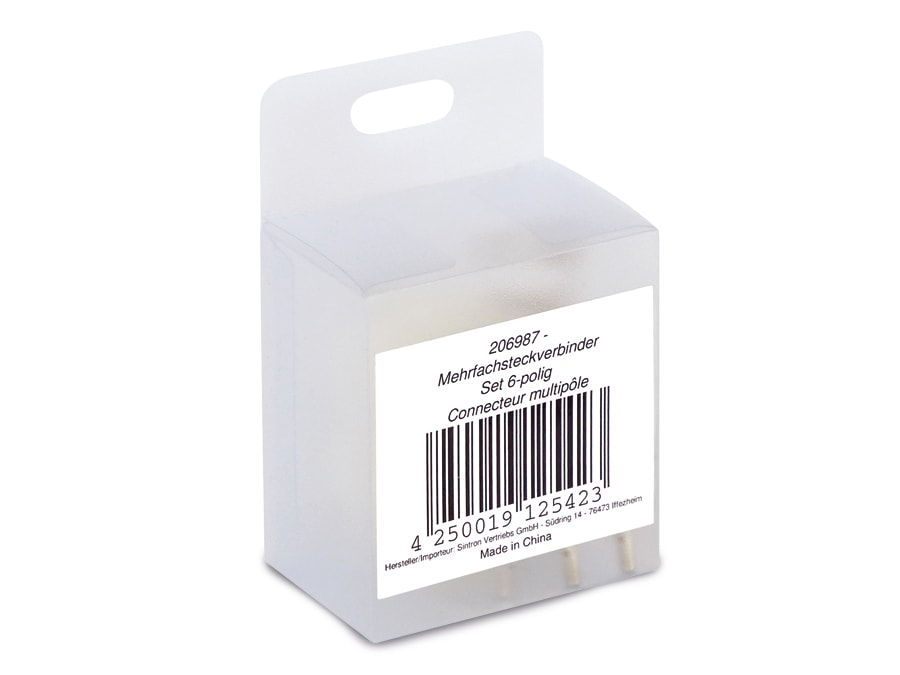 Steckverbinder-Set SUPU Serie B, 3x2-polig, 19 A/600 V~