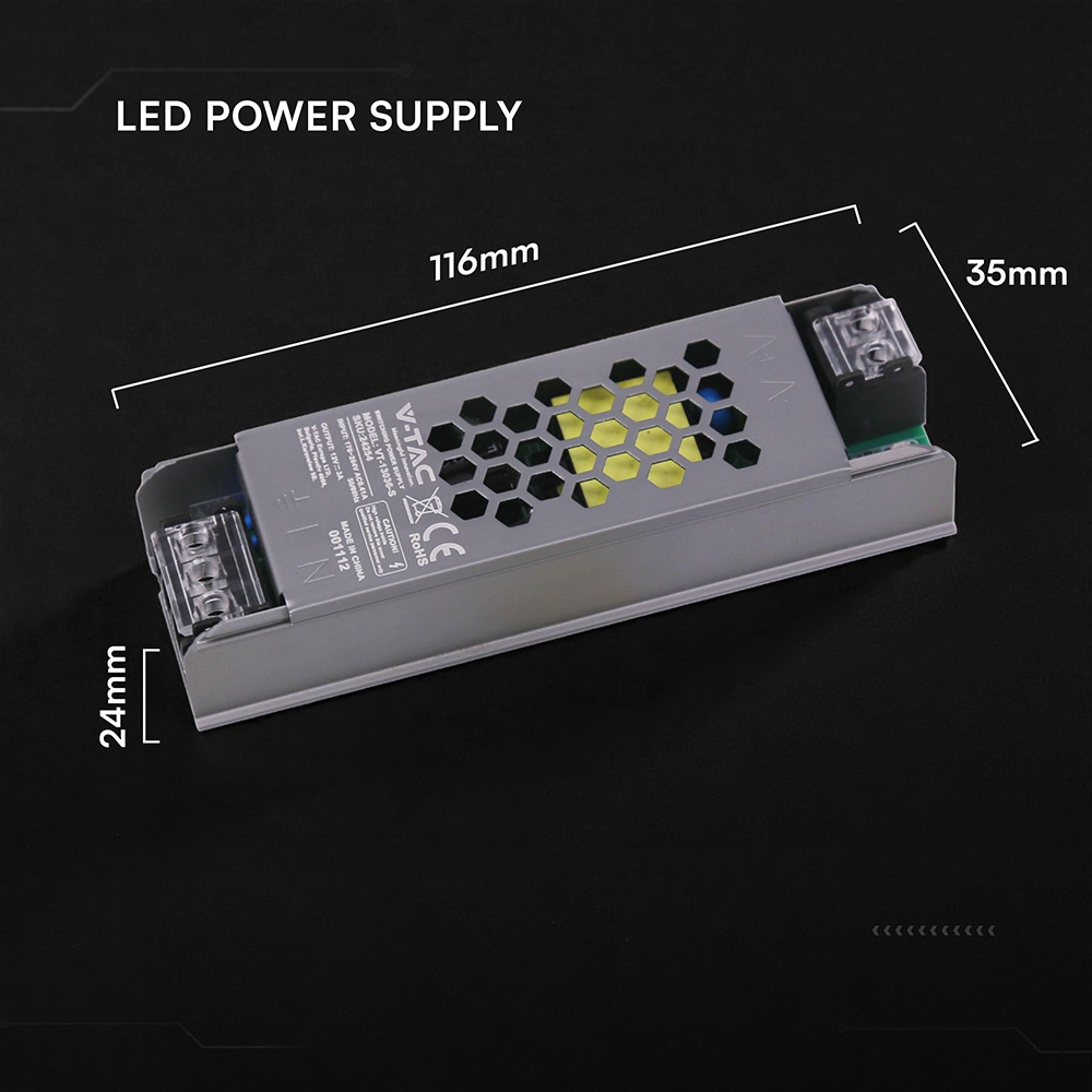 V-TAC Schaltnetzteil, VT-24254, 12V/3,0A, 36W, IP20 V-TAC Schaltnetzteil, VT-24254, 12V/3,0A, 36W, IP20