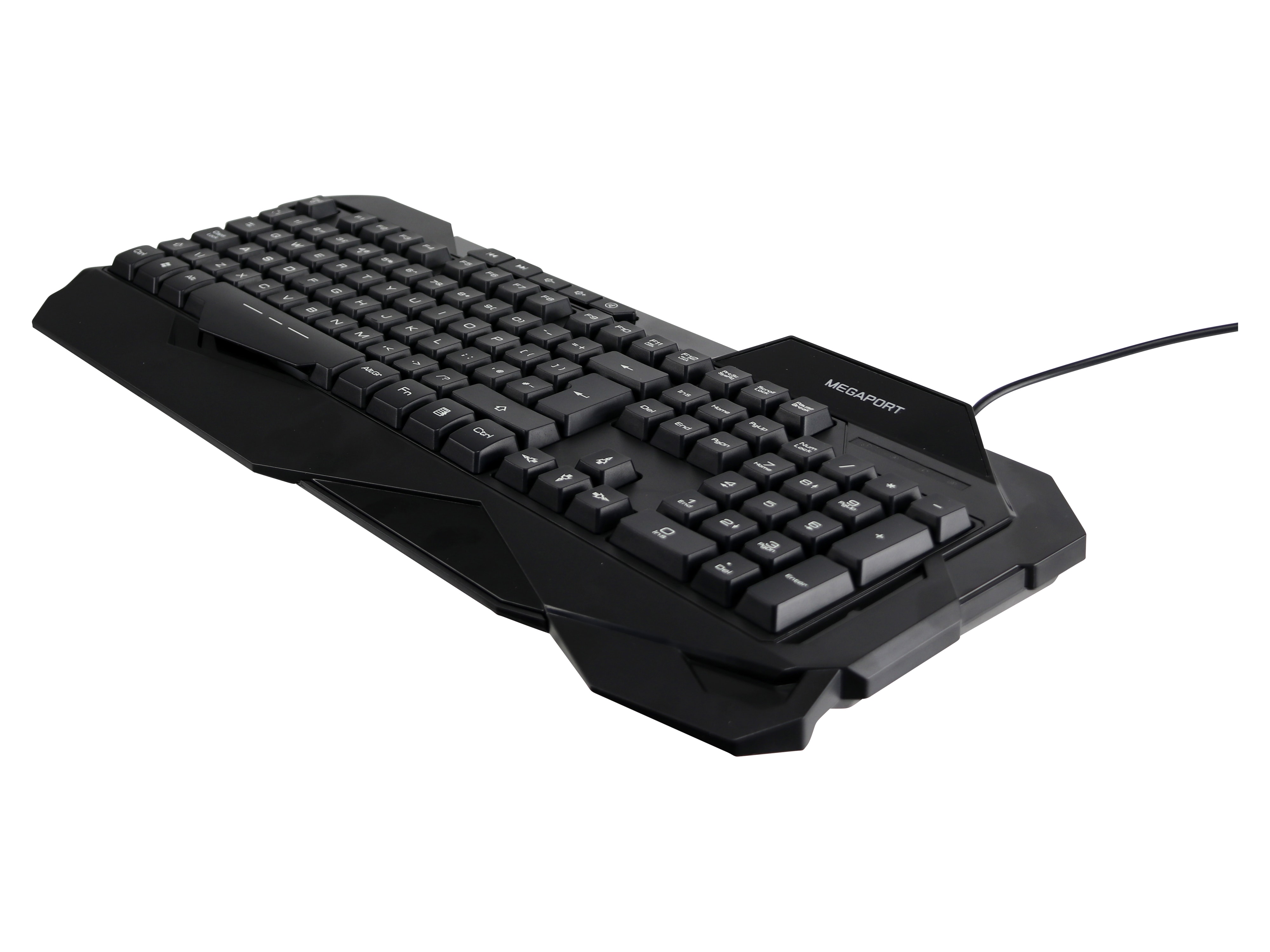 Tastatur/Maus-Set, MEGAPORT, M-GCM500, englisches Tastaturlayout