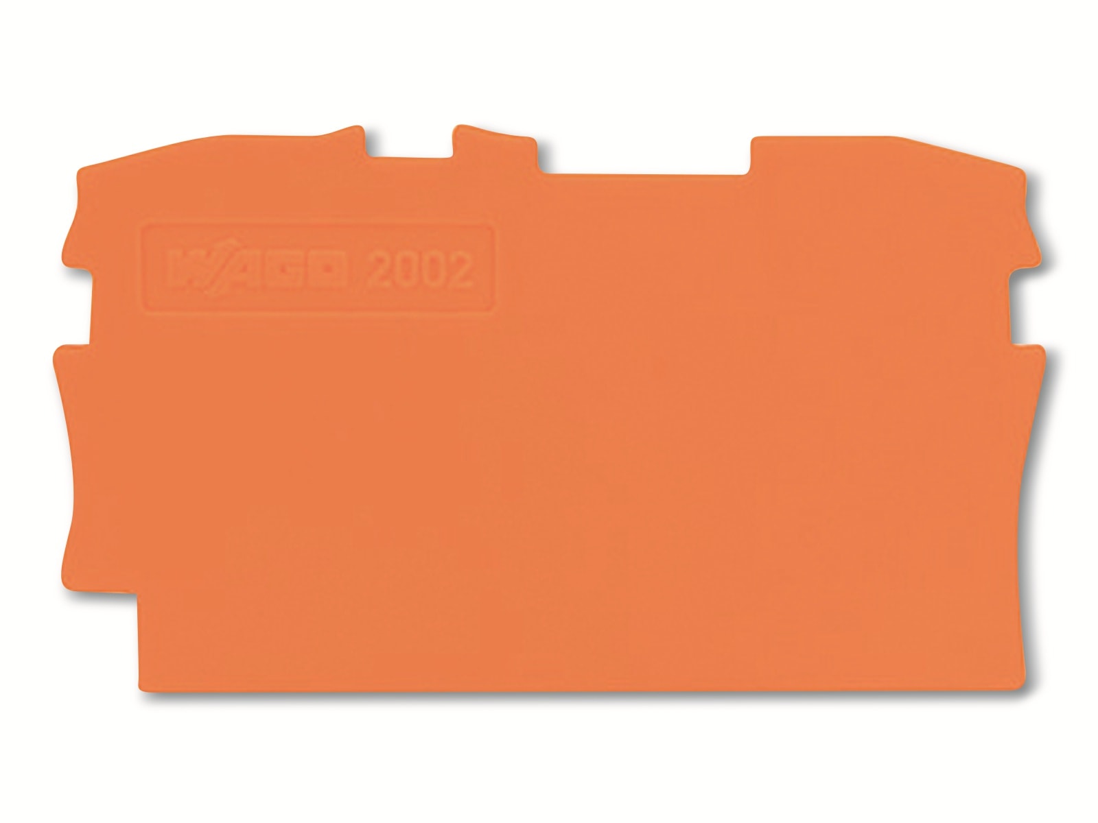 WAGO Abschluss- und Zwischenplatte, 2002-1292, orange