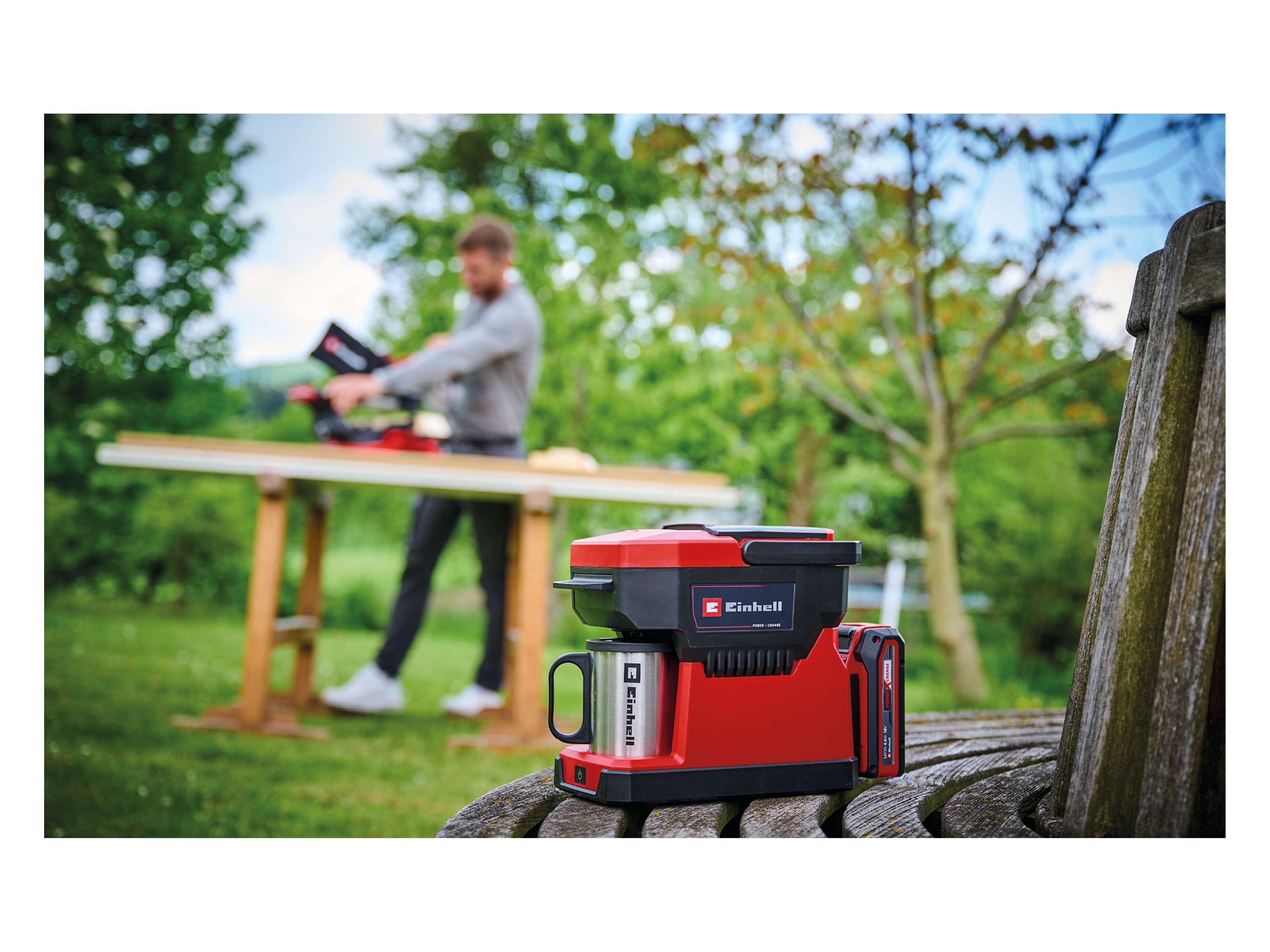 EINHELL Akku-Kaffeemaschine TE-CF 18 Li Kit (1x 4,0 Ah)