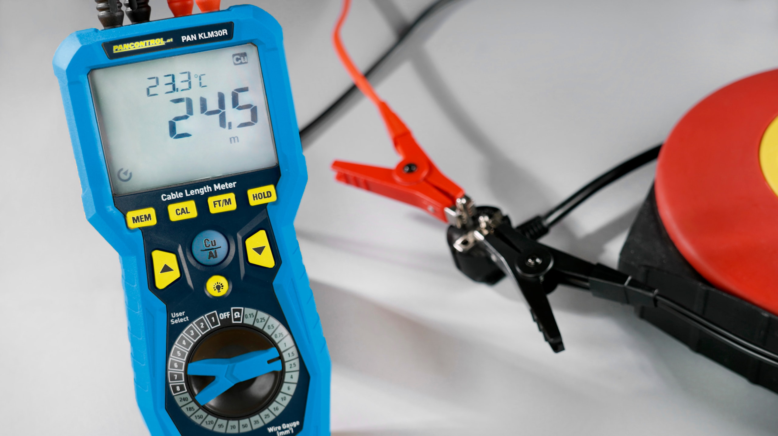 PANCONTROL Kabellängen-Messgerät KLM30R, 0,1 m - 30 km