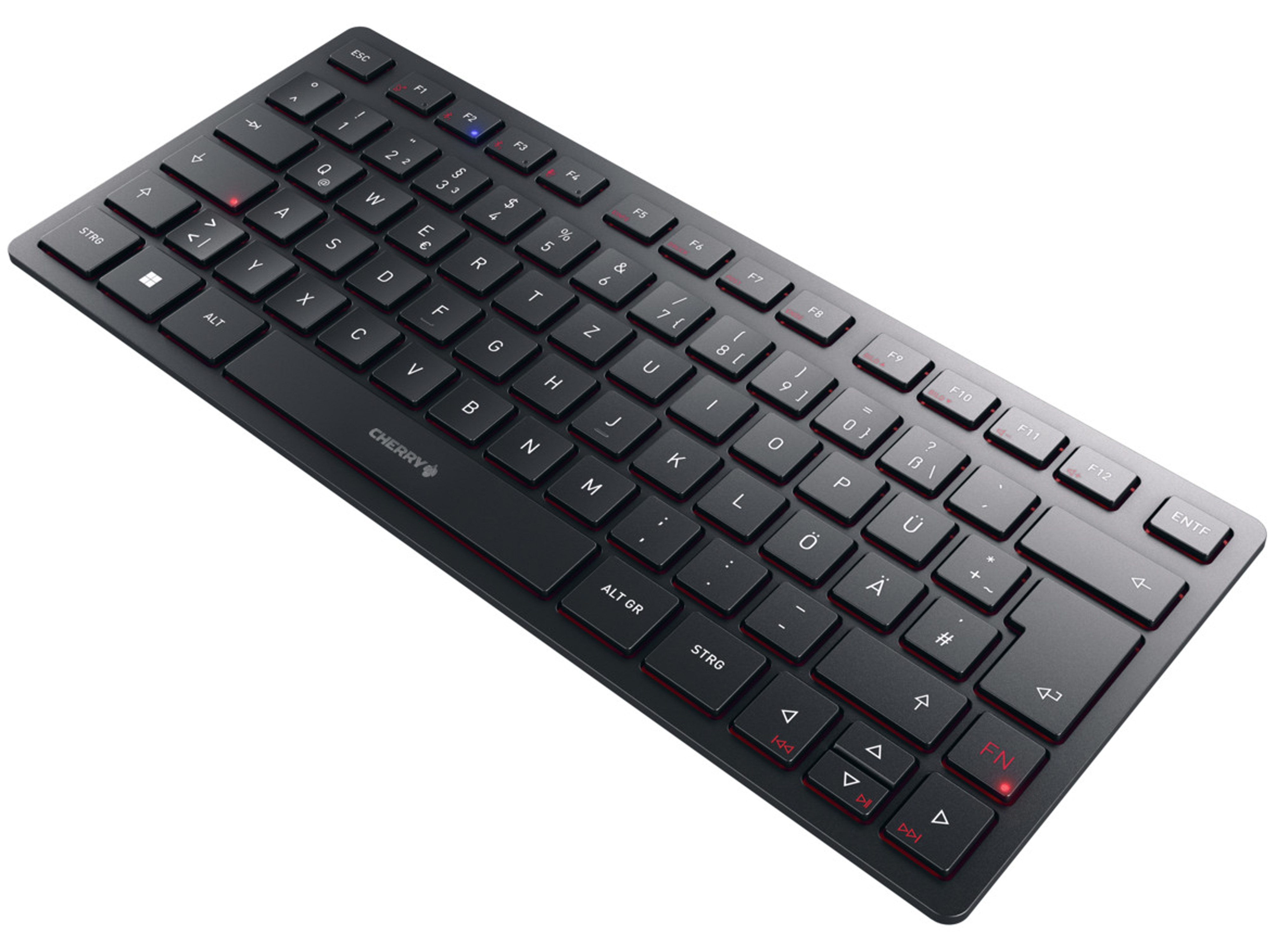 CHERRY Tastatur KW 9200 Mini schwarz