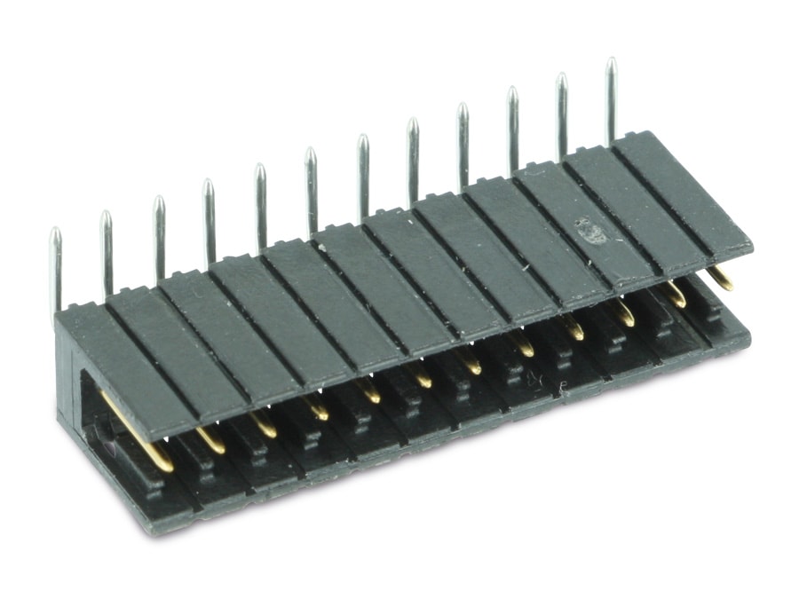 Stiftleiste AMP 862468-12, 1x 12-polig, 90°