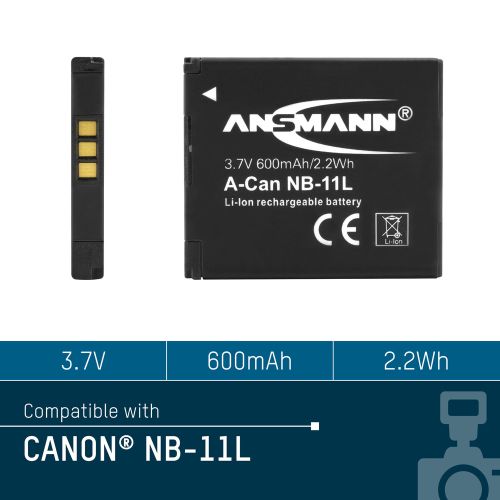 ANSMANN Kamera-Akku A-Can NB 11 L
