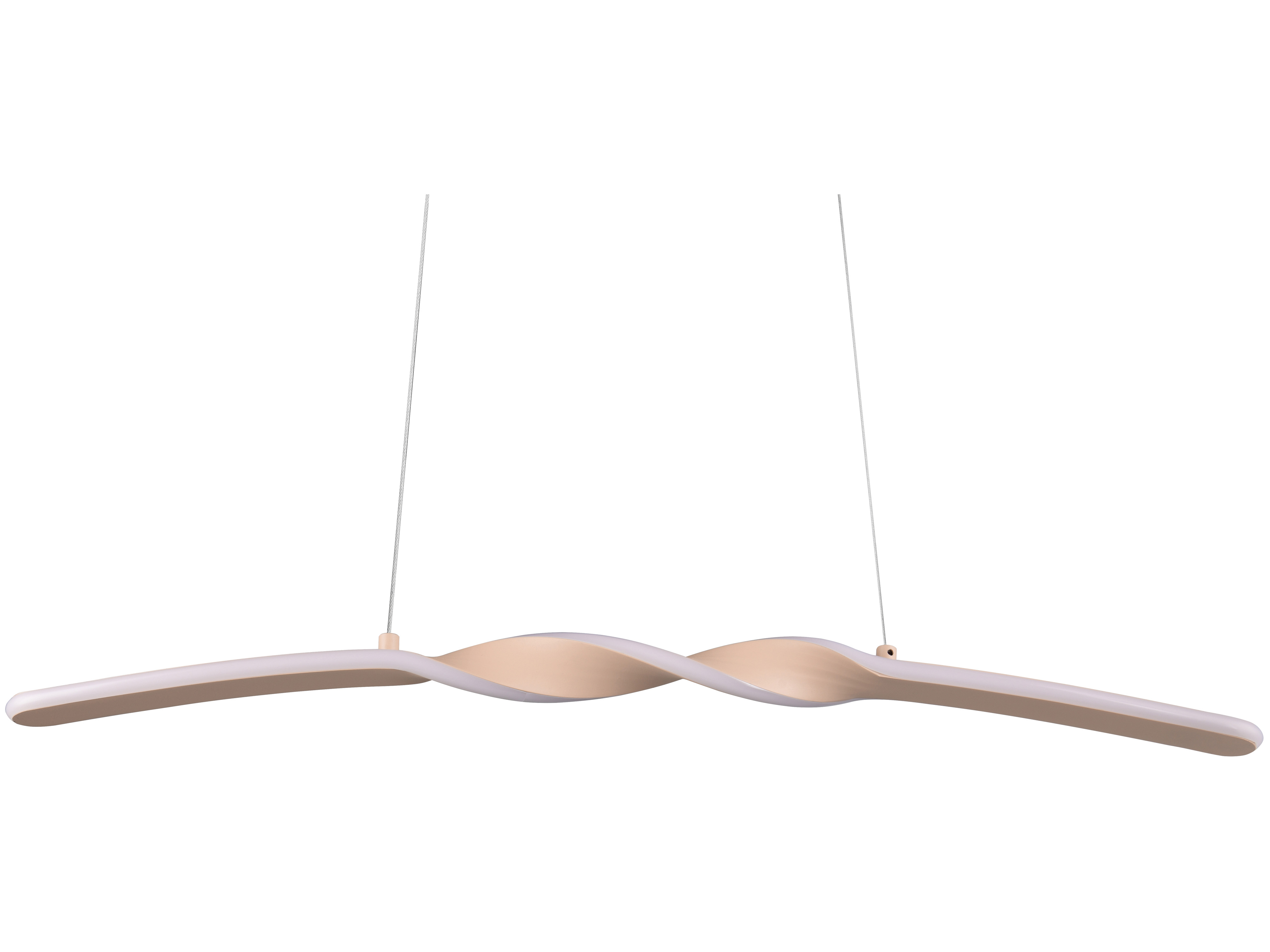 REALITY LED-Pendelleuchte Ginko R35791166, 18W, 1980lm, 3000K, warmweiß, IP20, sand