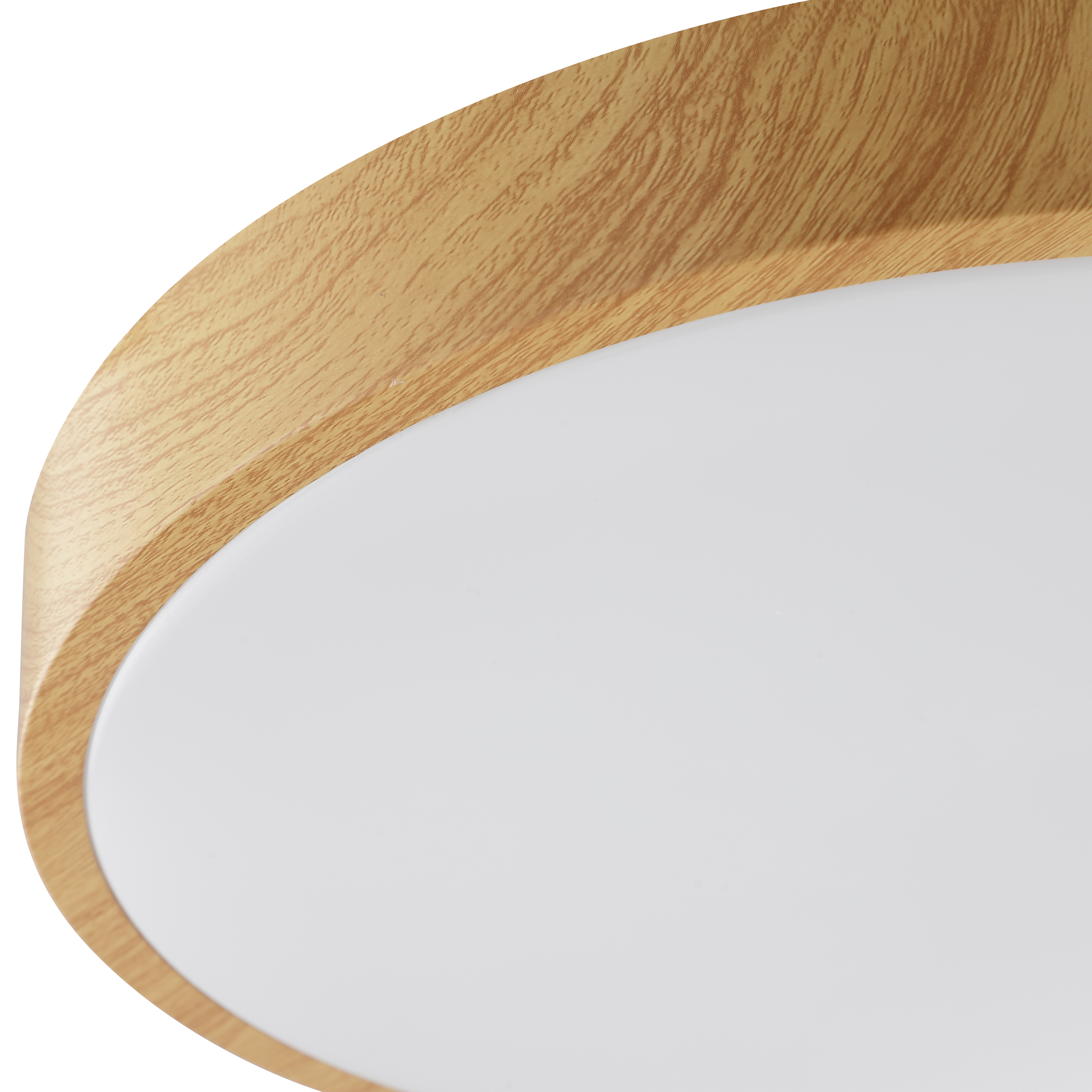 BRILLIANT LED-Deckenleuchte, Ø 38,5 cm, 24 W, 3000 K, 2300 lm, warmweiß, IP20, Holzoptik