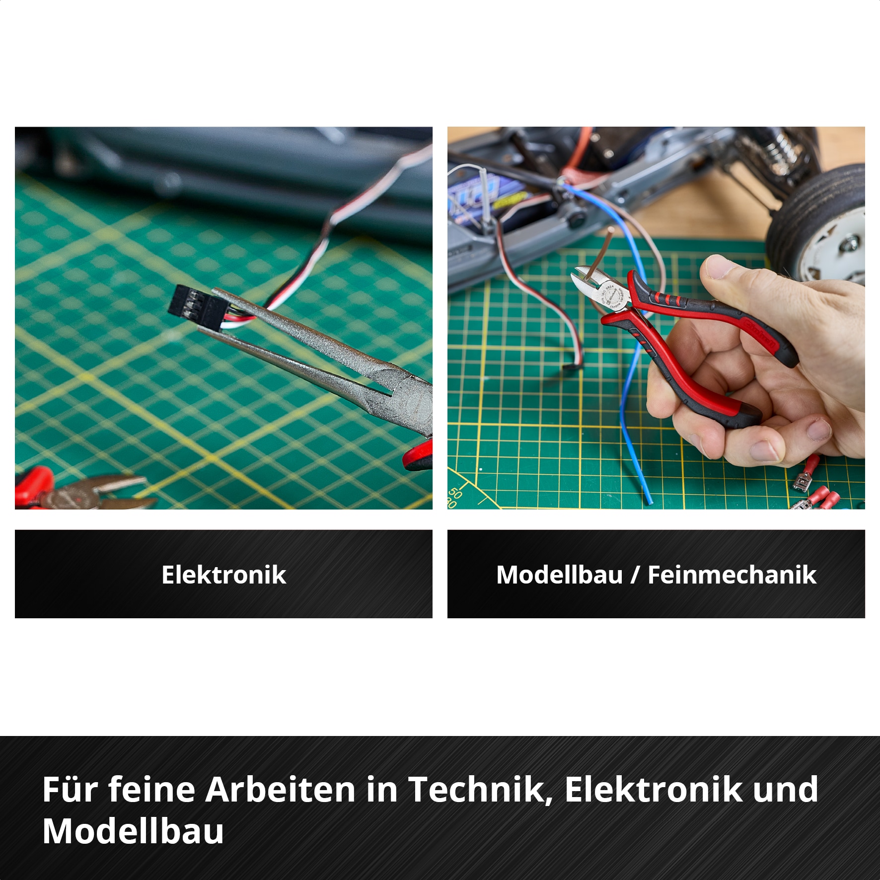 EINHELL Feinmechaniker-Zangen-Set, 370532, 4-teilig