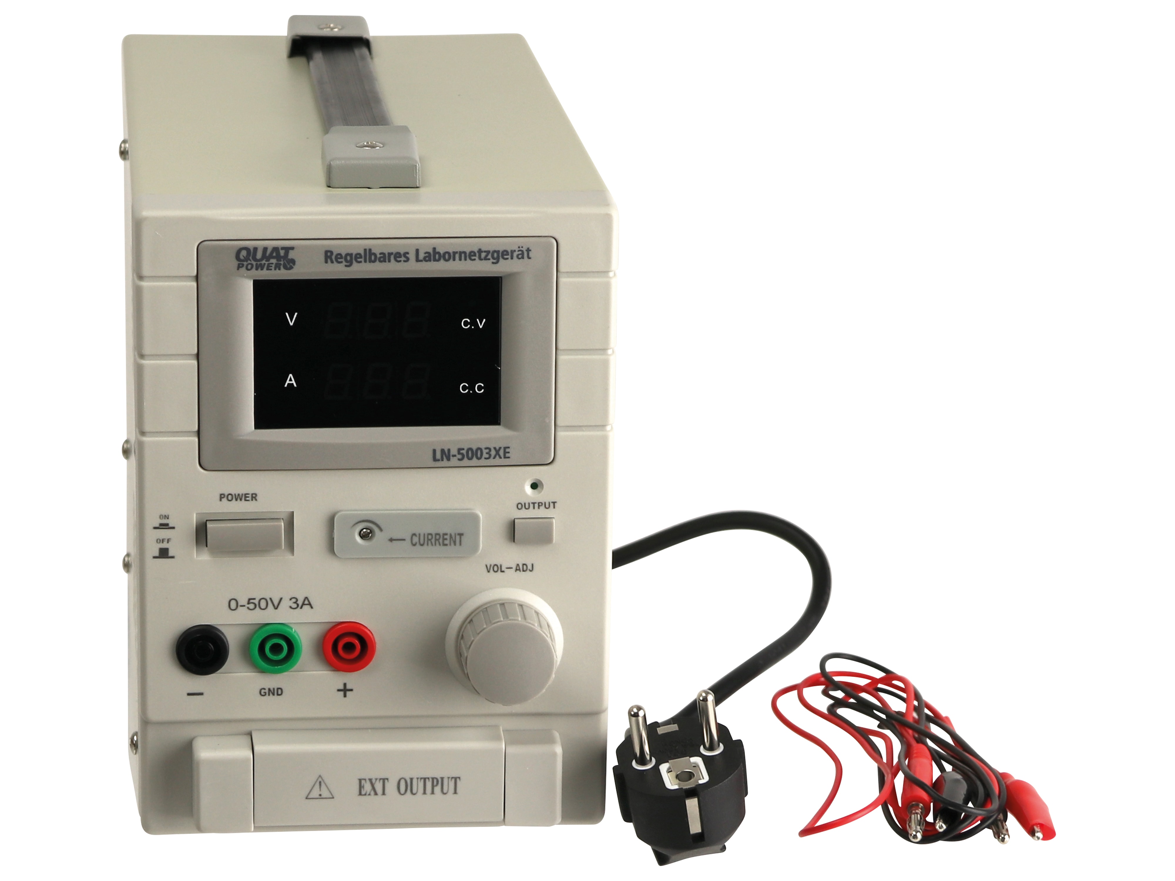 QUATPOWER Labornetzgerät LN-5003XE, 0...50 V-, 0...3 A QUATPOWER Labornetzgerät LN-5003XE, 0...50 V-, 0...3 A