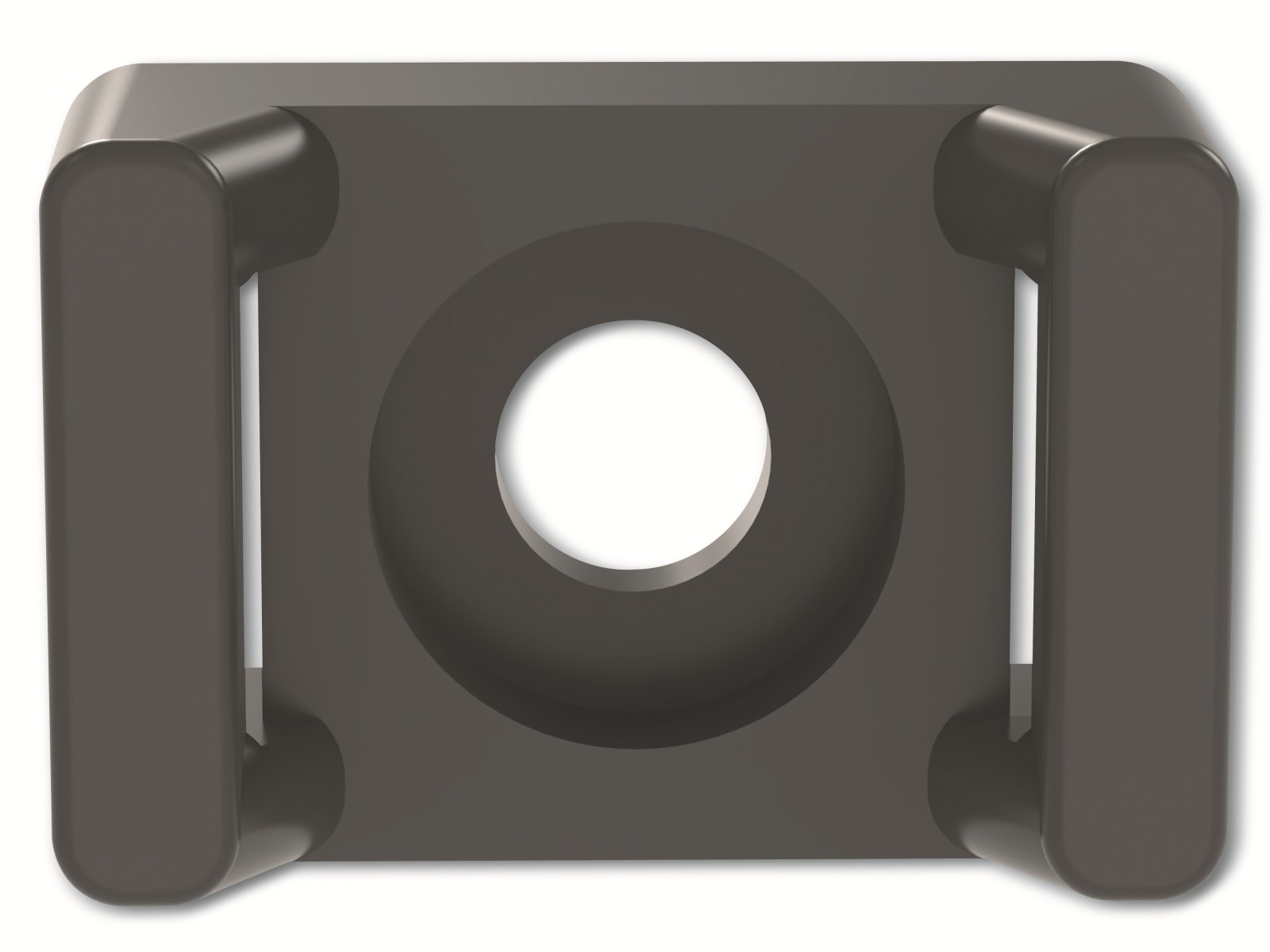 PANDUIT Befestigungssockel, TM2S8-C0, schwarz, schraubbar, 4.8 mm