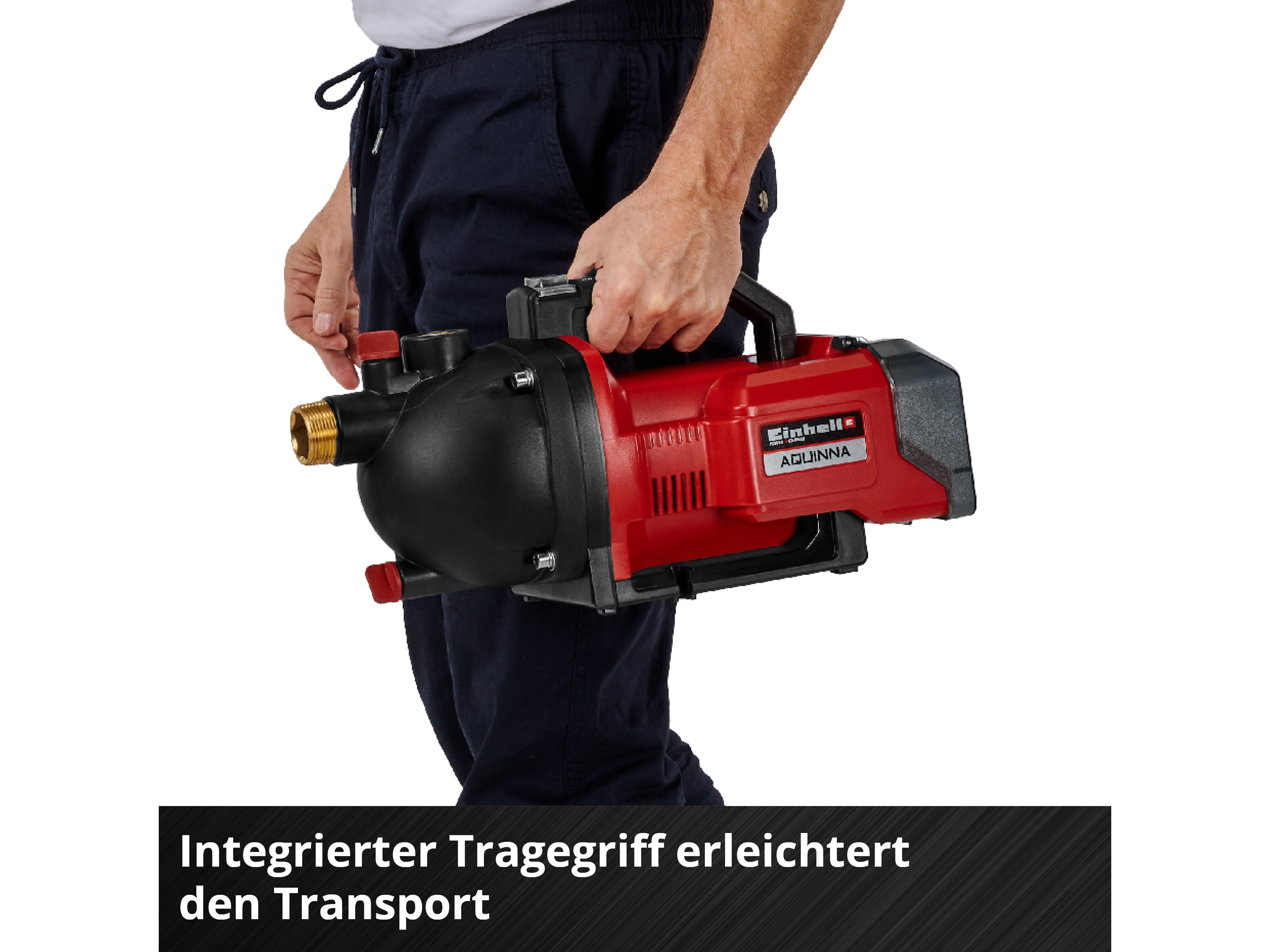 EINHELL Akku-Gartenpumpe AQUINNA 36/30 Set, 4180401, Solo