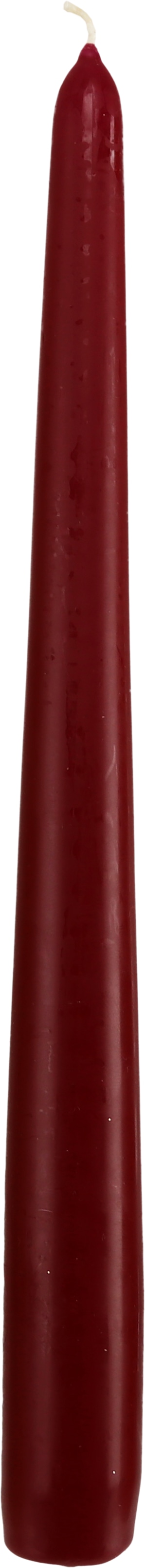 WIEDEMANN Tafelkerze, altrot, 250/25mm, konisch
