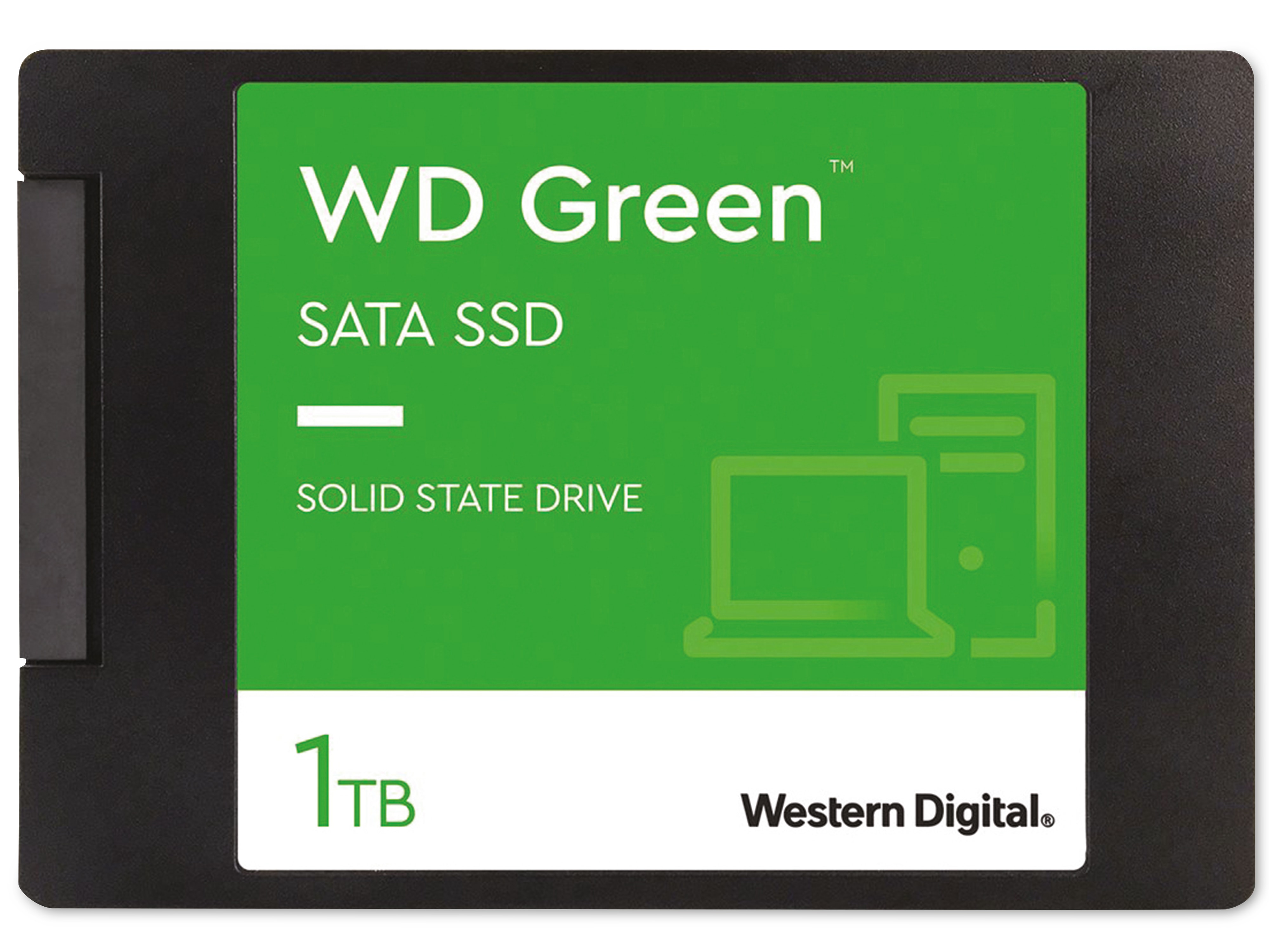 WESTERN DIGITAL SATA-SSD WD Green, 1 TB, 7mm, 6,35 cm (2,5")